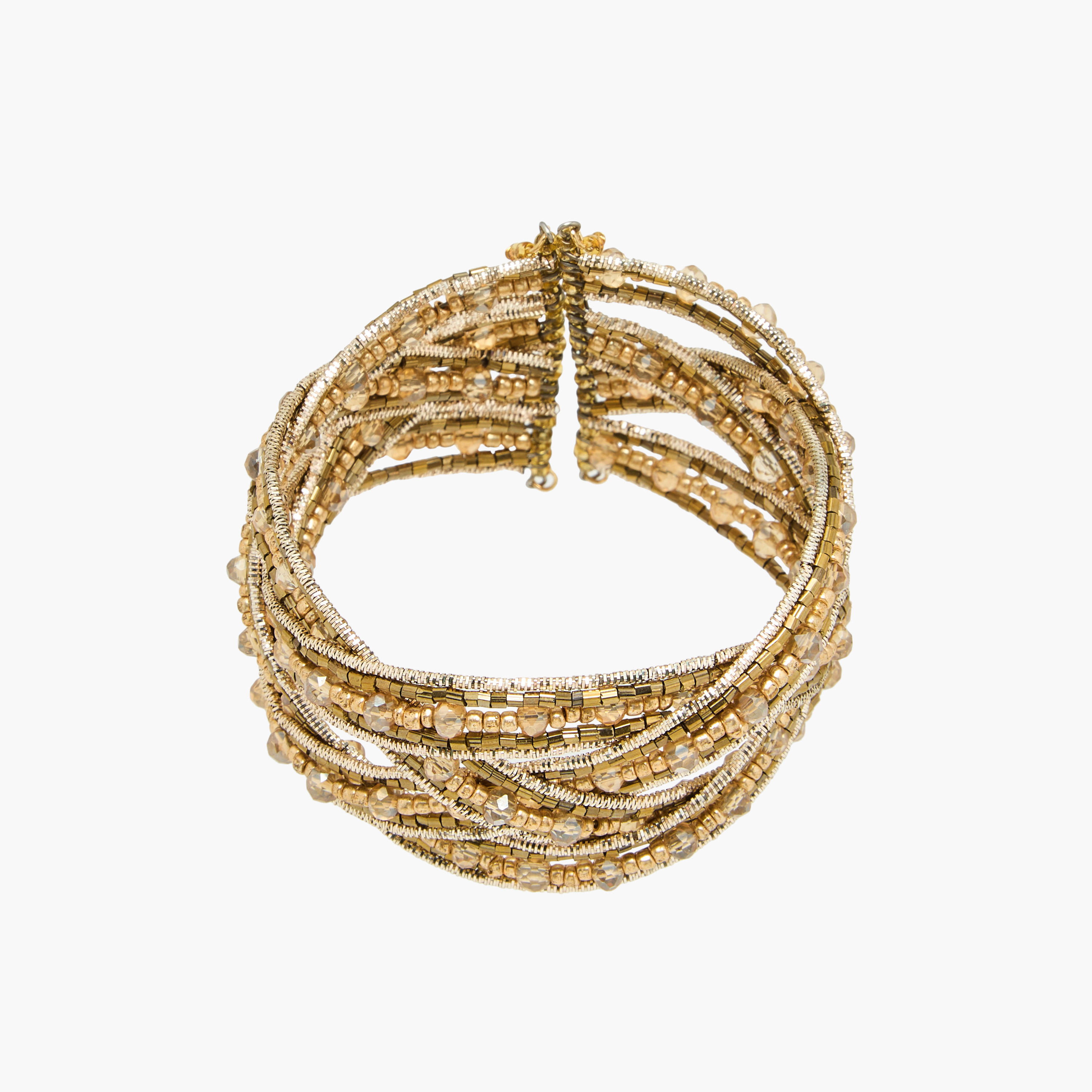 Beaded Cuff Bracelet-women-watchesandjewellery-jewellery-banglesandbracelets-image-3