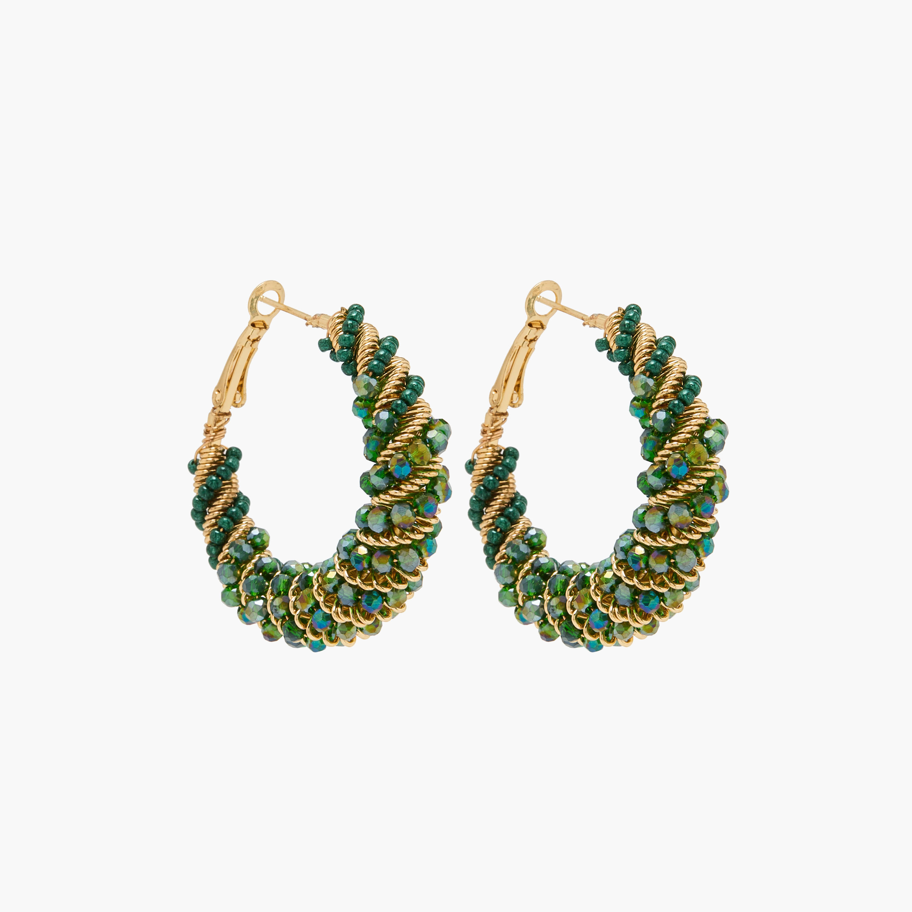 أقراط حلقية مزينة-women-watchesandjewellery-jewellery-earrings-image-3