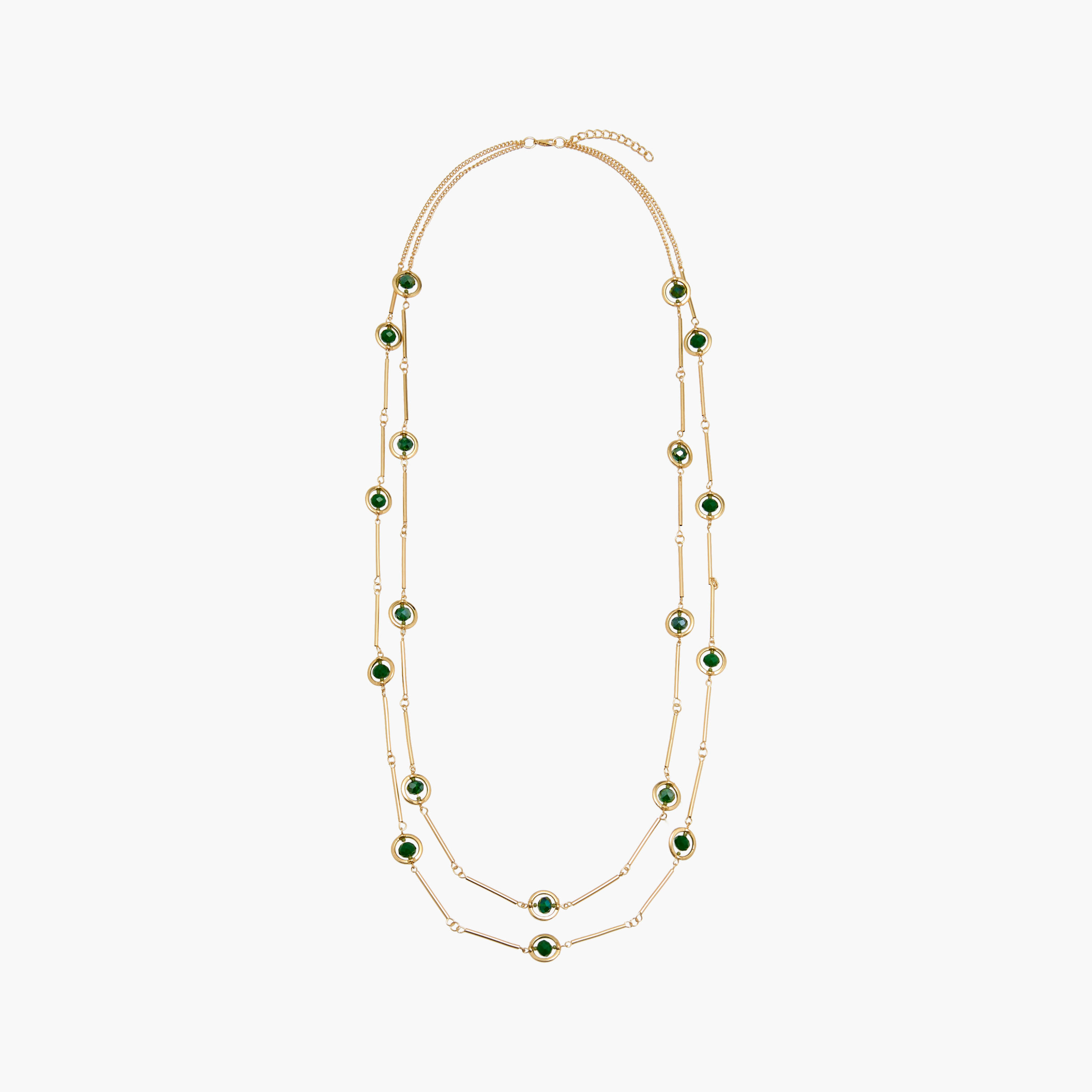 Embellished Layered Necklace with Lobster Clasp Closure-women-watchesandjewellery-jewellery-necklacesandpendants-image-3