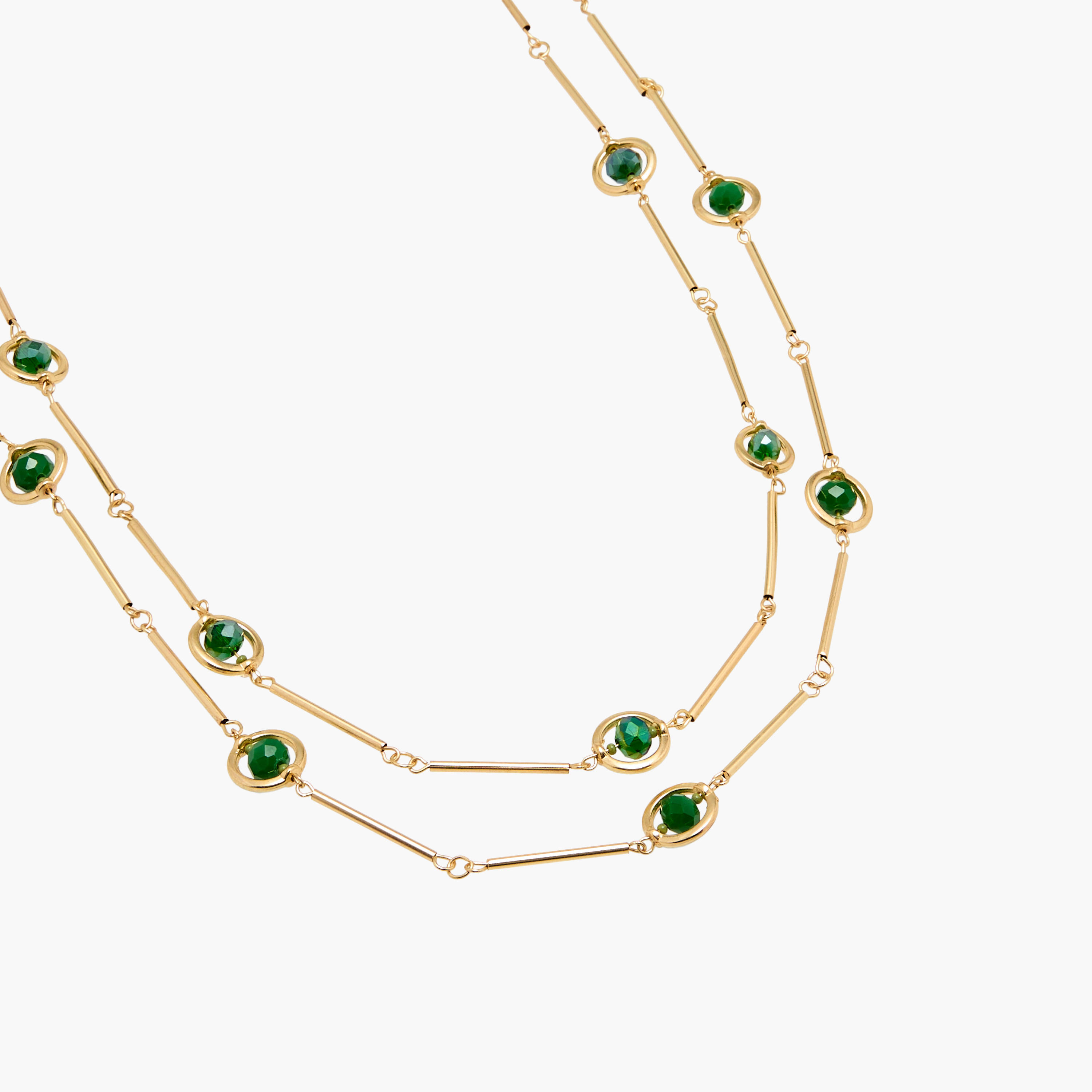 Embellished Layered Necklace with Lobster Clasp Closure-women-watchesandjewellery-jewellery-necklacesandpendants-image-4