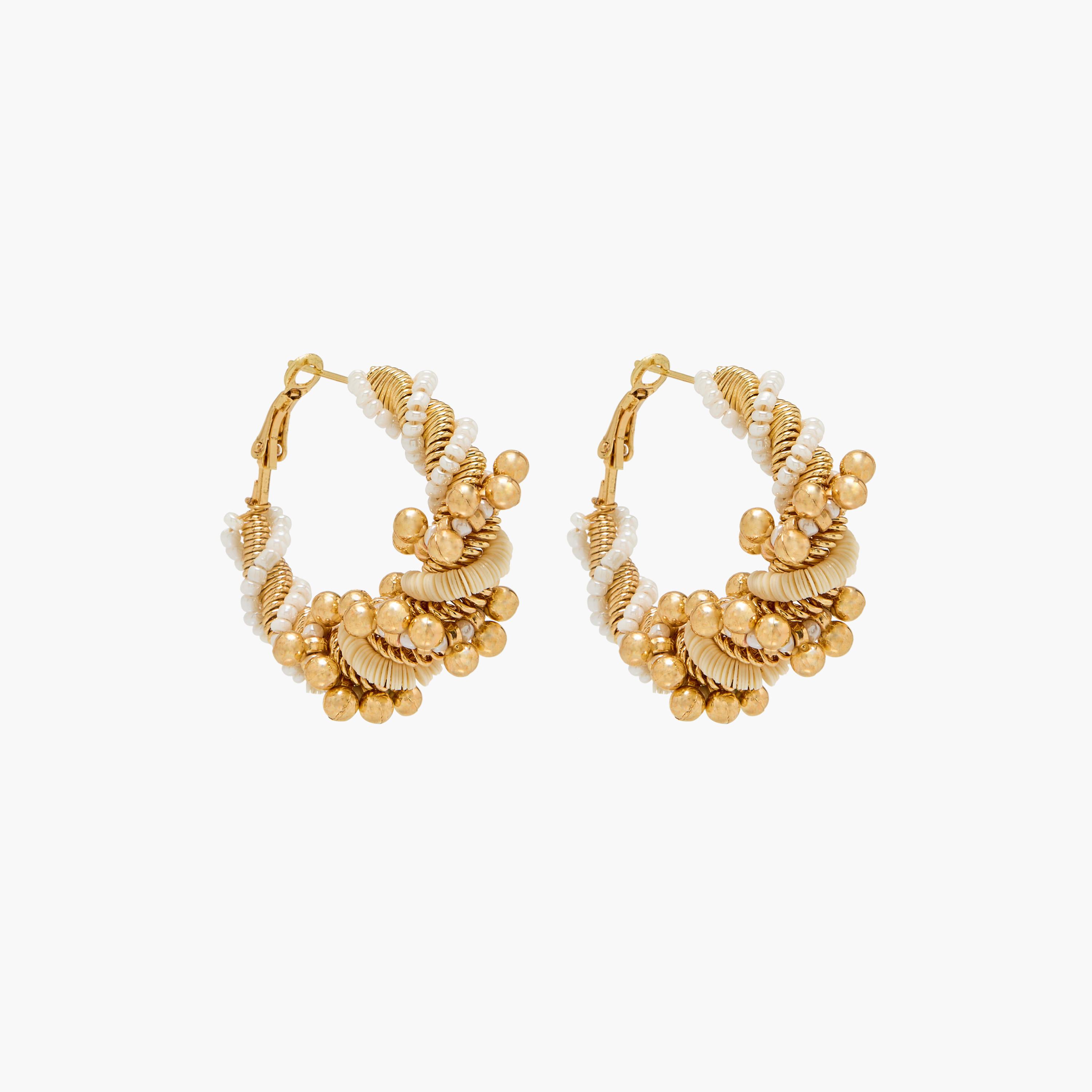 Embellished Hoop Earrings-women-watchesandjewellery-jewellery-earrings-image-3