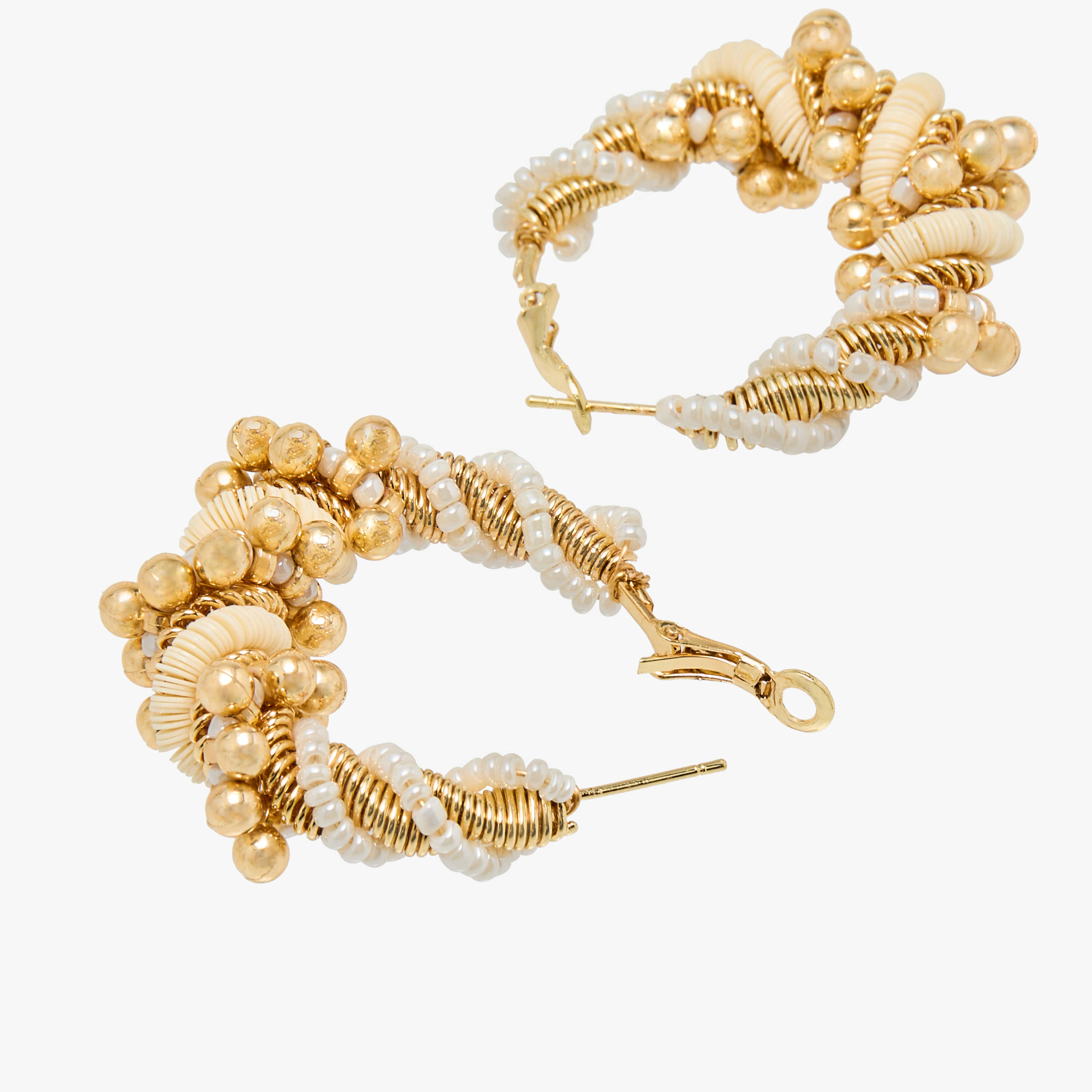 Embellished Hoop Earrings-women-watchesandjewellery-jewellery-earrings-image-4