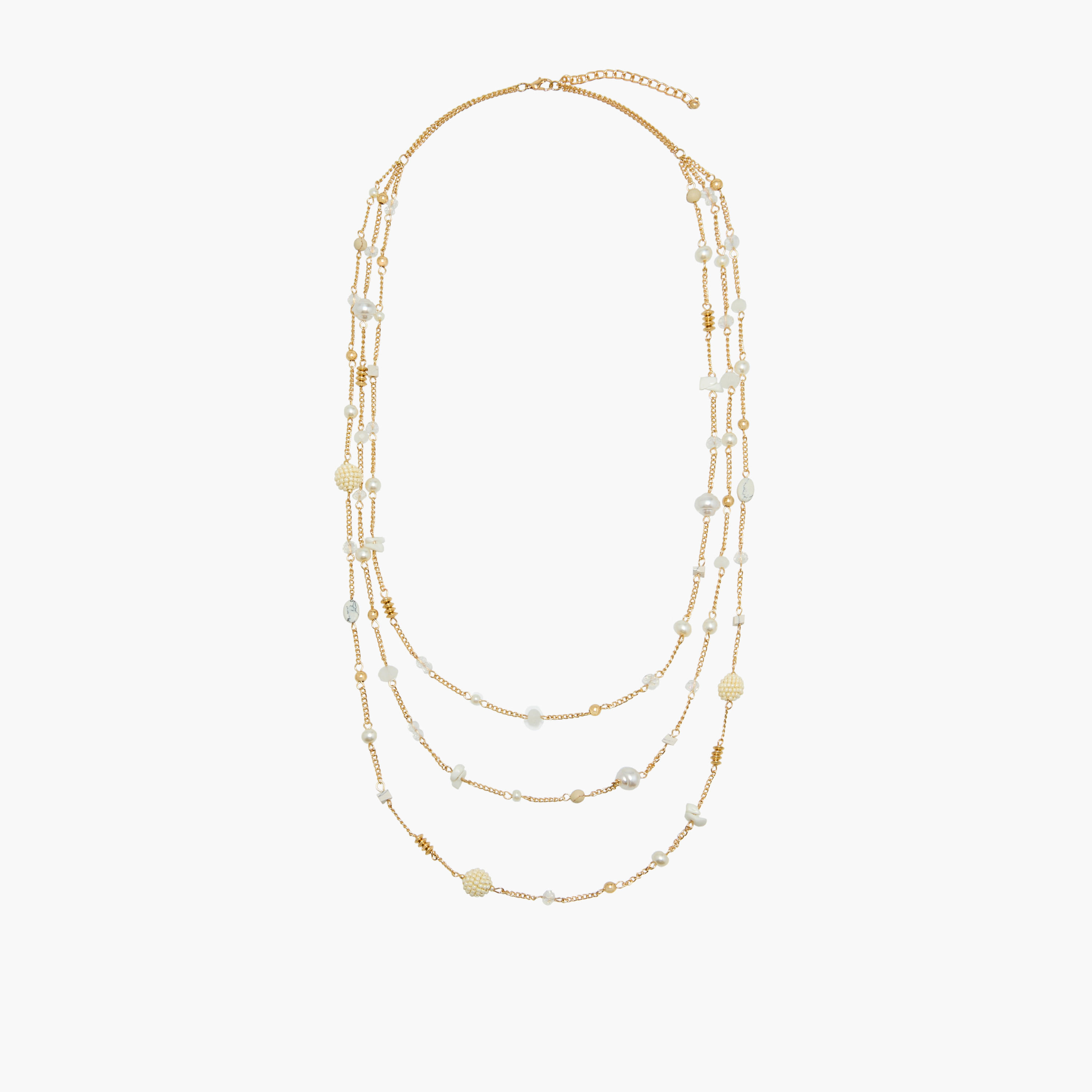 عقد طبقات مزين بمشبك إغلاق-women-watchesandjewellery-jewellery-necklacesandpendants-image-3
