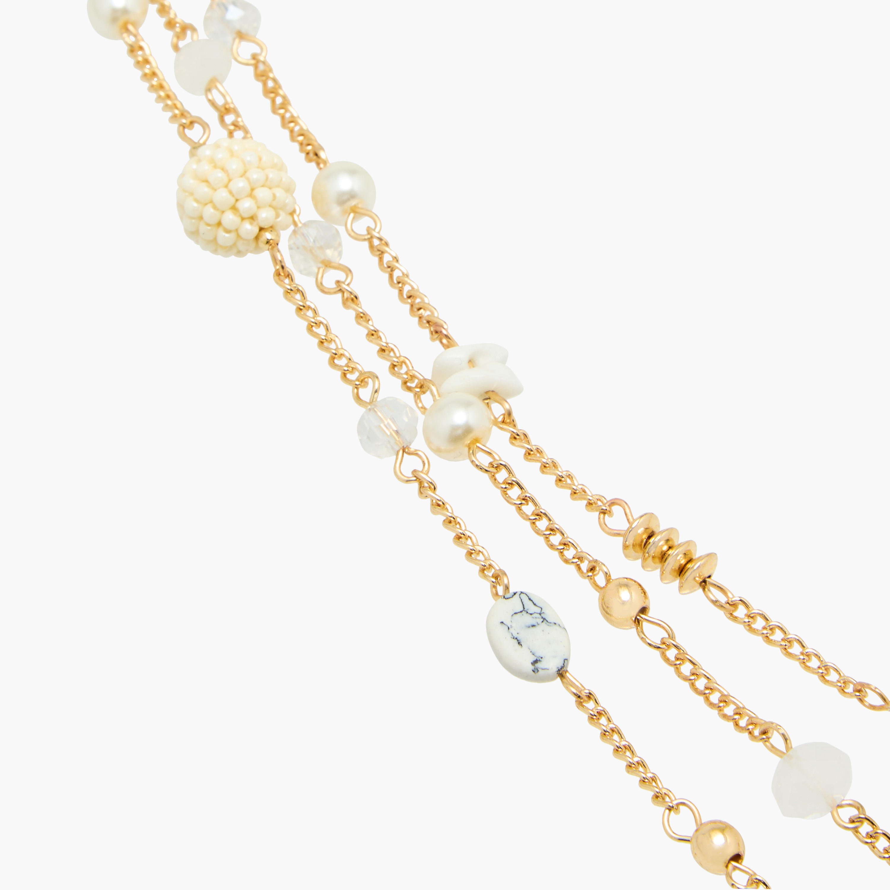 عقد طبقات مزين بمشبك إغلاق-women-watchesandjewellery-jewellery-necklacesandpendants-image-5