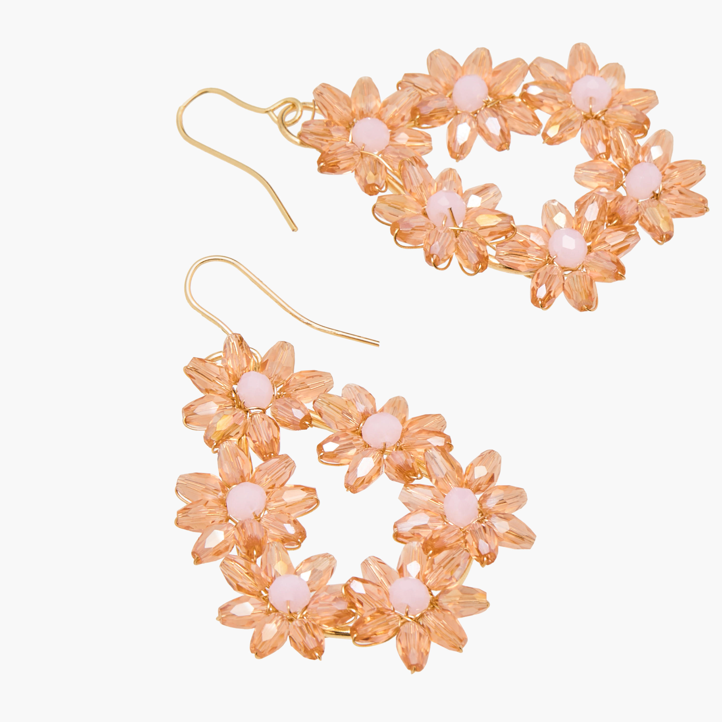 حلق متدلي مزين بخطاف -women-watchesandjewellery-jewellery-earrings-image-2