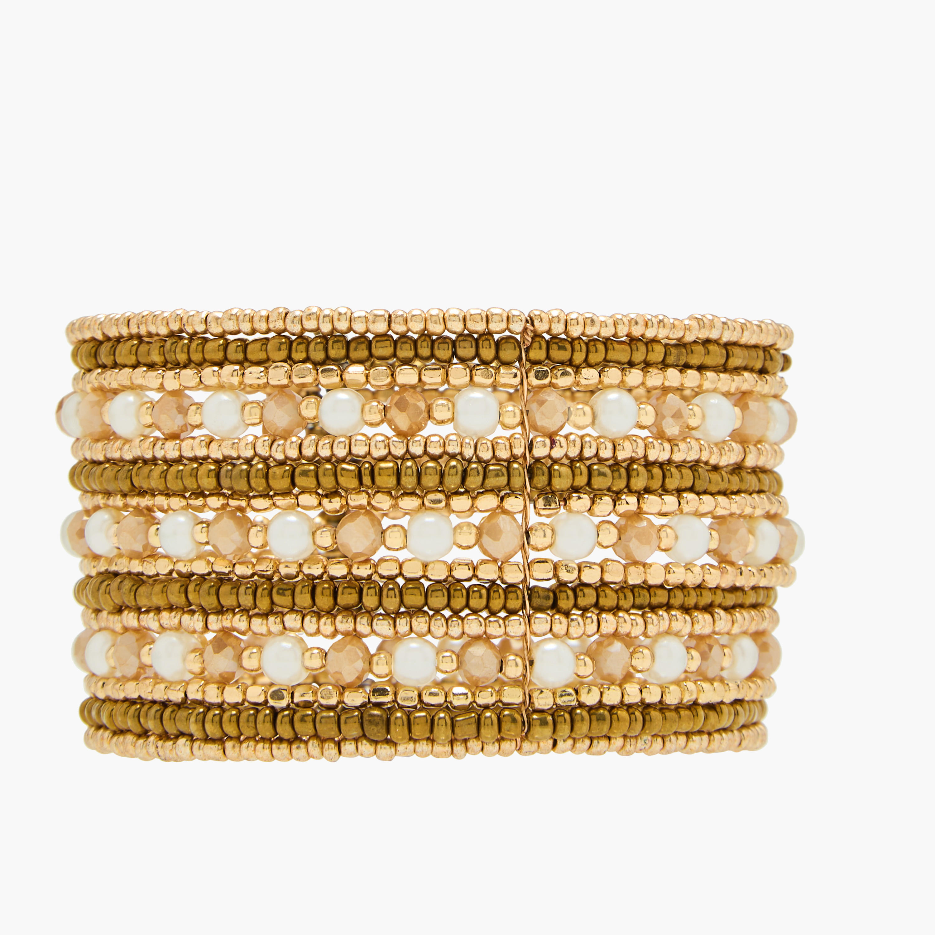 Bead Embellished Cuff Bracelet-women-watchesandjewellery-jewellery-banglesandbracelets-image-4