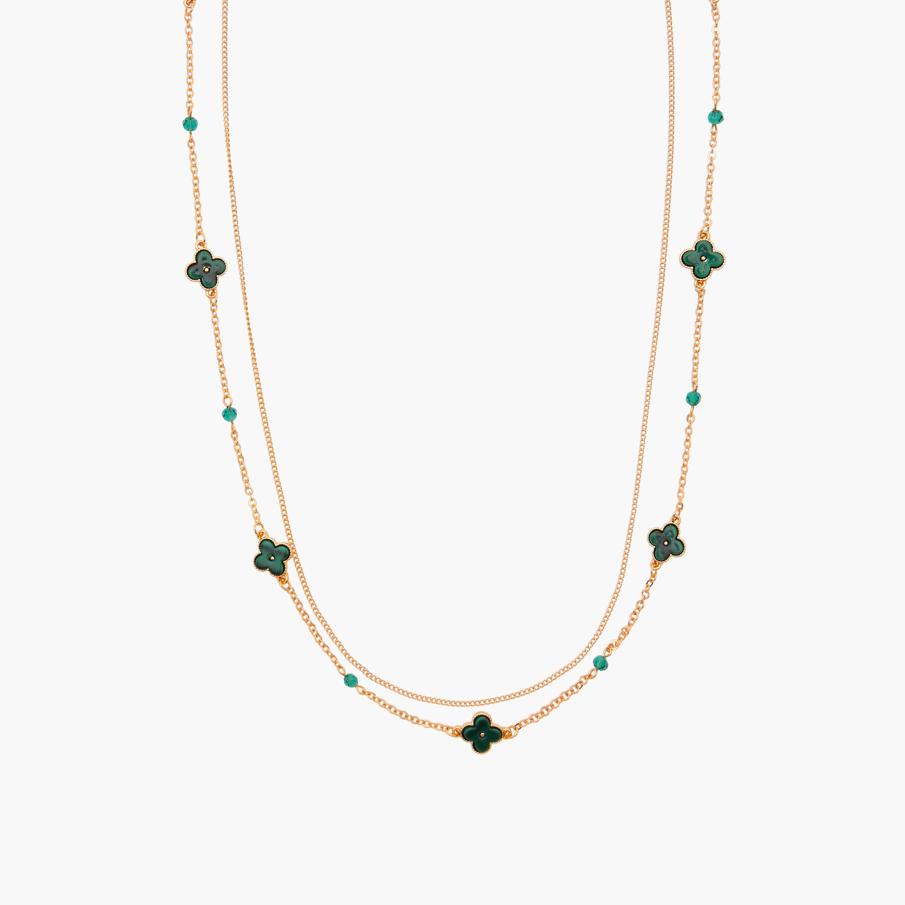 قلادة طبقات بزخارف ومشبك إغلاق-women-watchesandjewellery-jewellery-necklacesandpendants-image-6