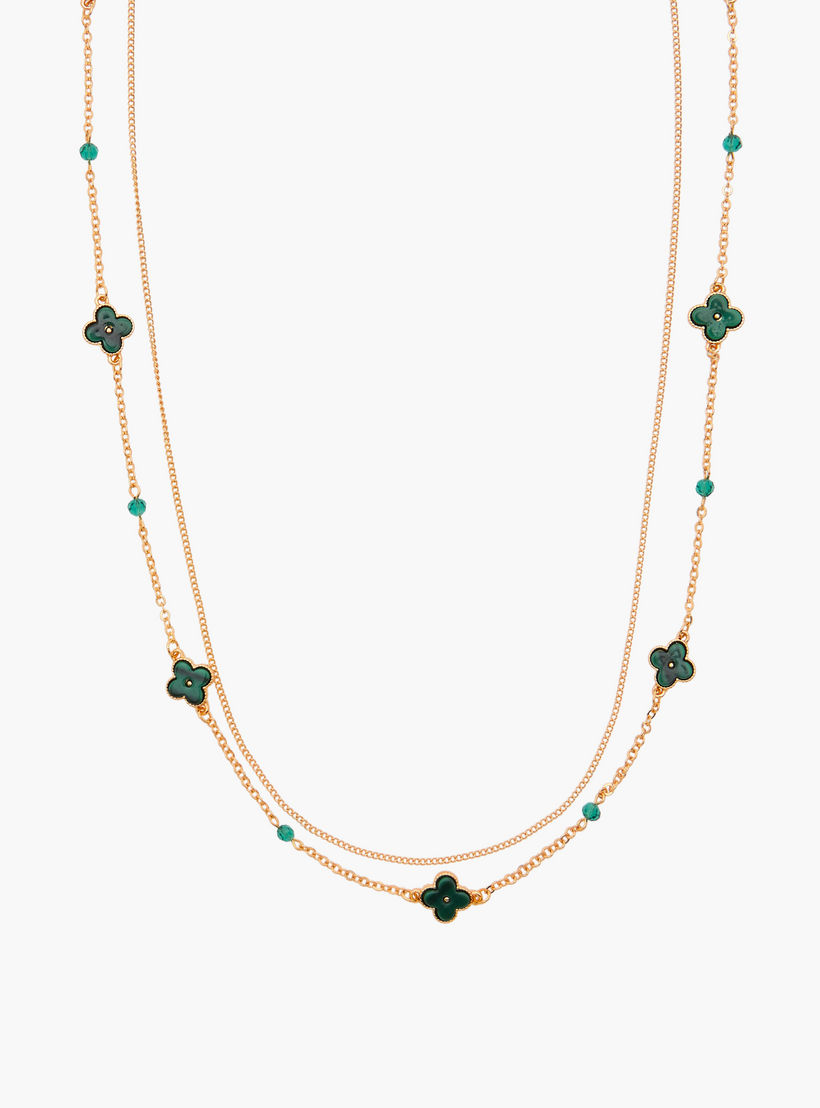قلادة طبقات بزخارف ومشبك إغلاق-women-watchesandjewellery-jewellery-necklacesandpendants-image-6