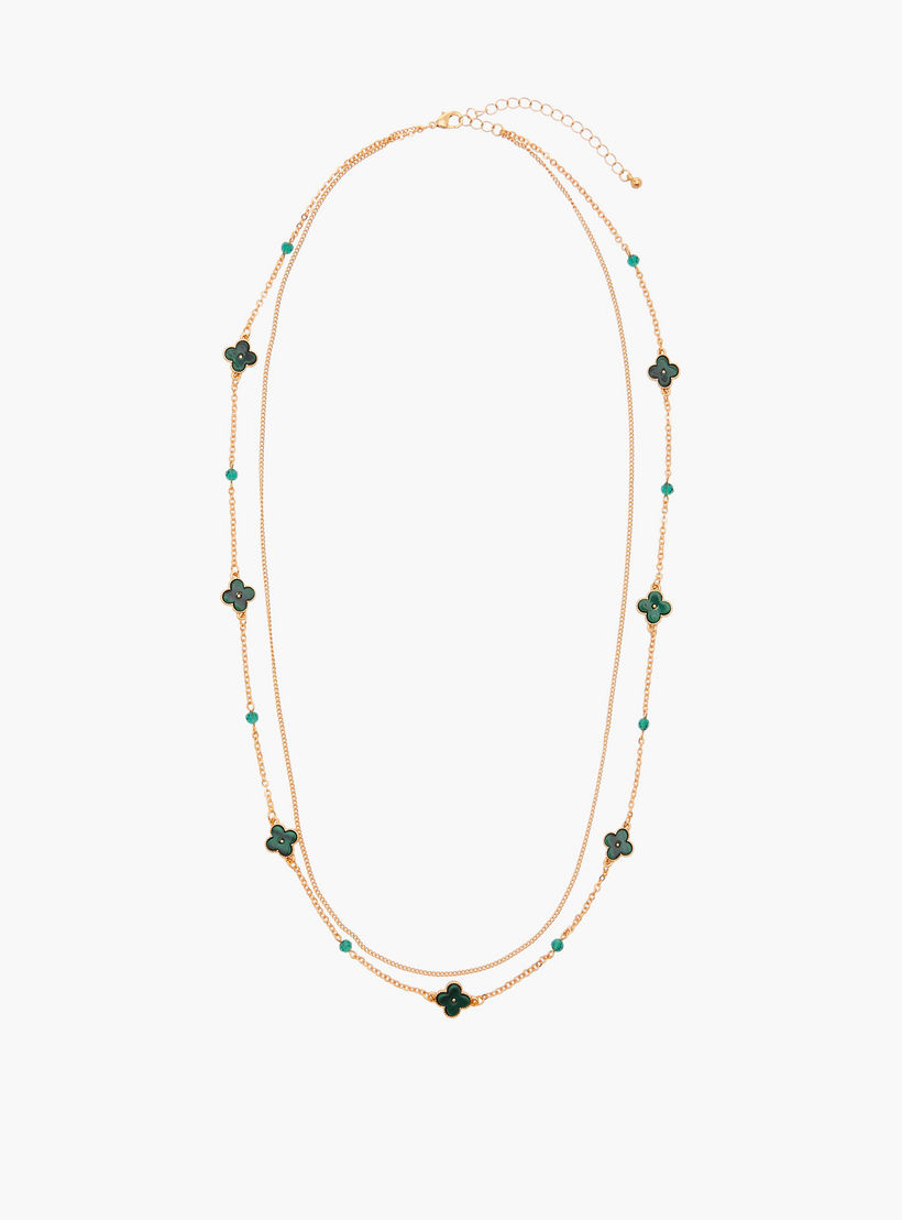 قلادة طبقات بزخارف ومشبك إغلاق-women-watchesandjewellery-jewellery-necklacesandpendants-image-4