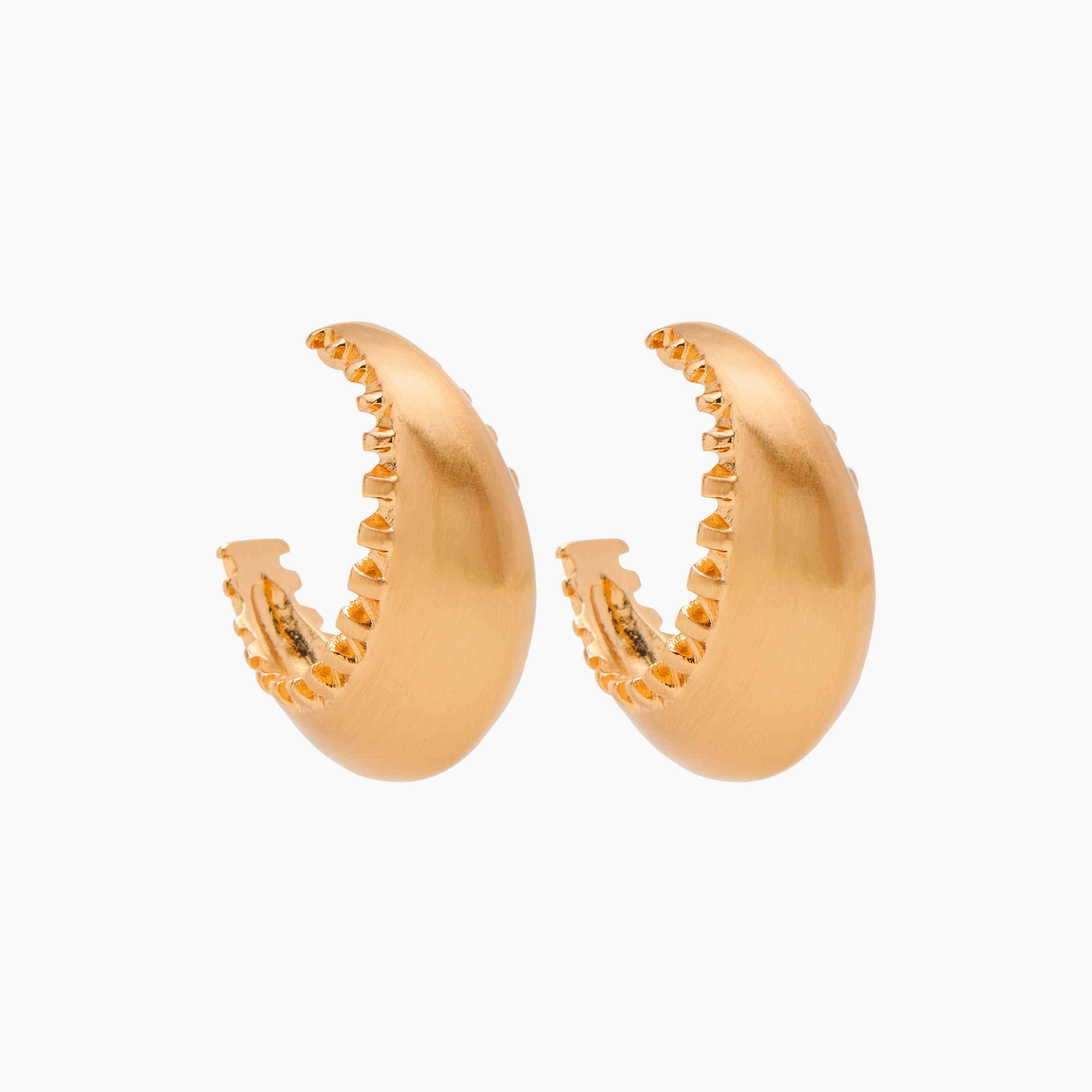 حلقان طوق متنوعة بمكبس إغلاق خلفي - طقم من قطعتين -women-watchesandjewellery-jewellery-earrings-image-3