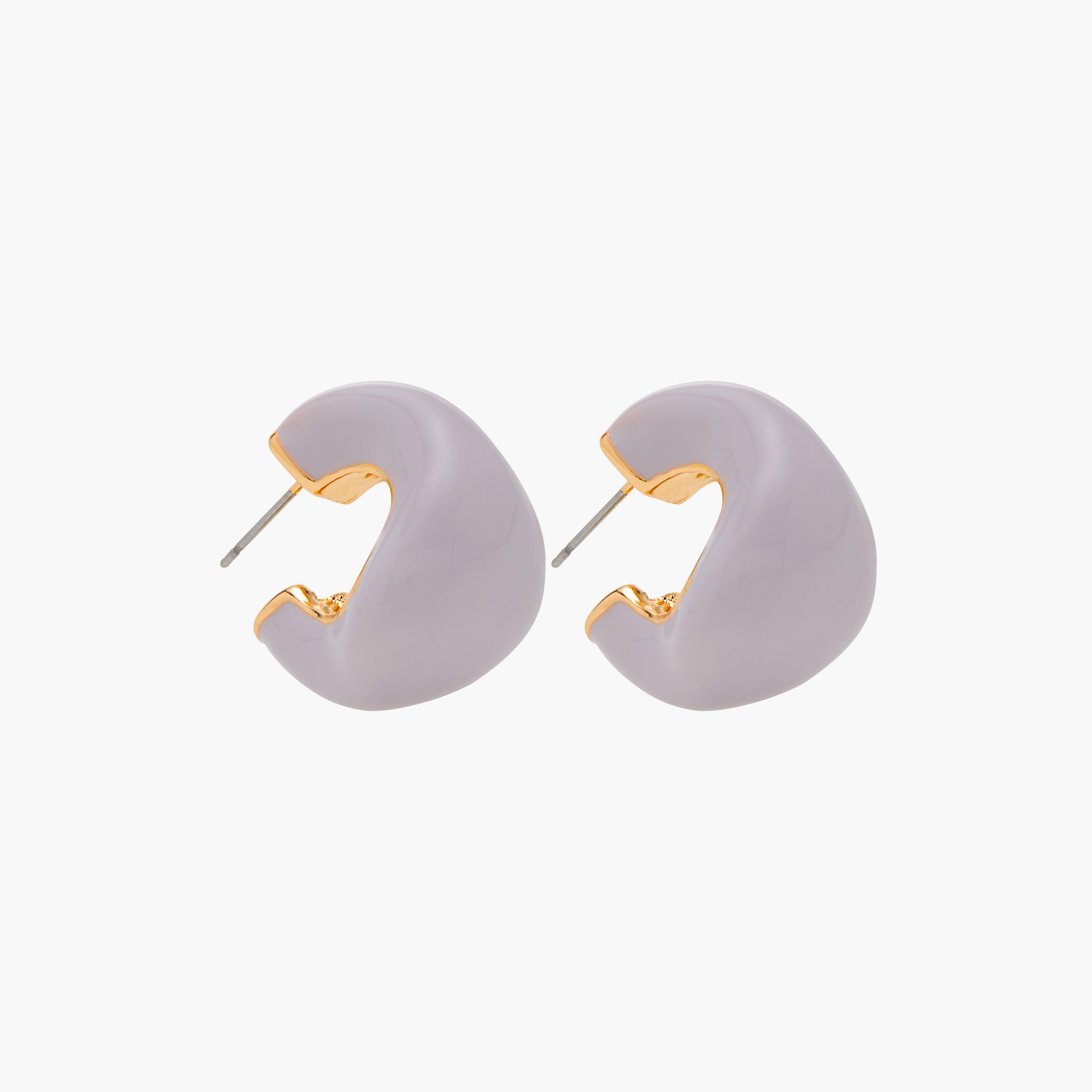 طقم أقراط دائرية بمكبس إغلاق خلفي زوجين ميتاليك-women-watchesandjewellery-jewellery-earrings-image-3