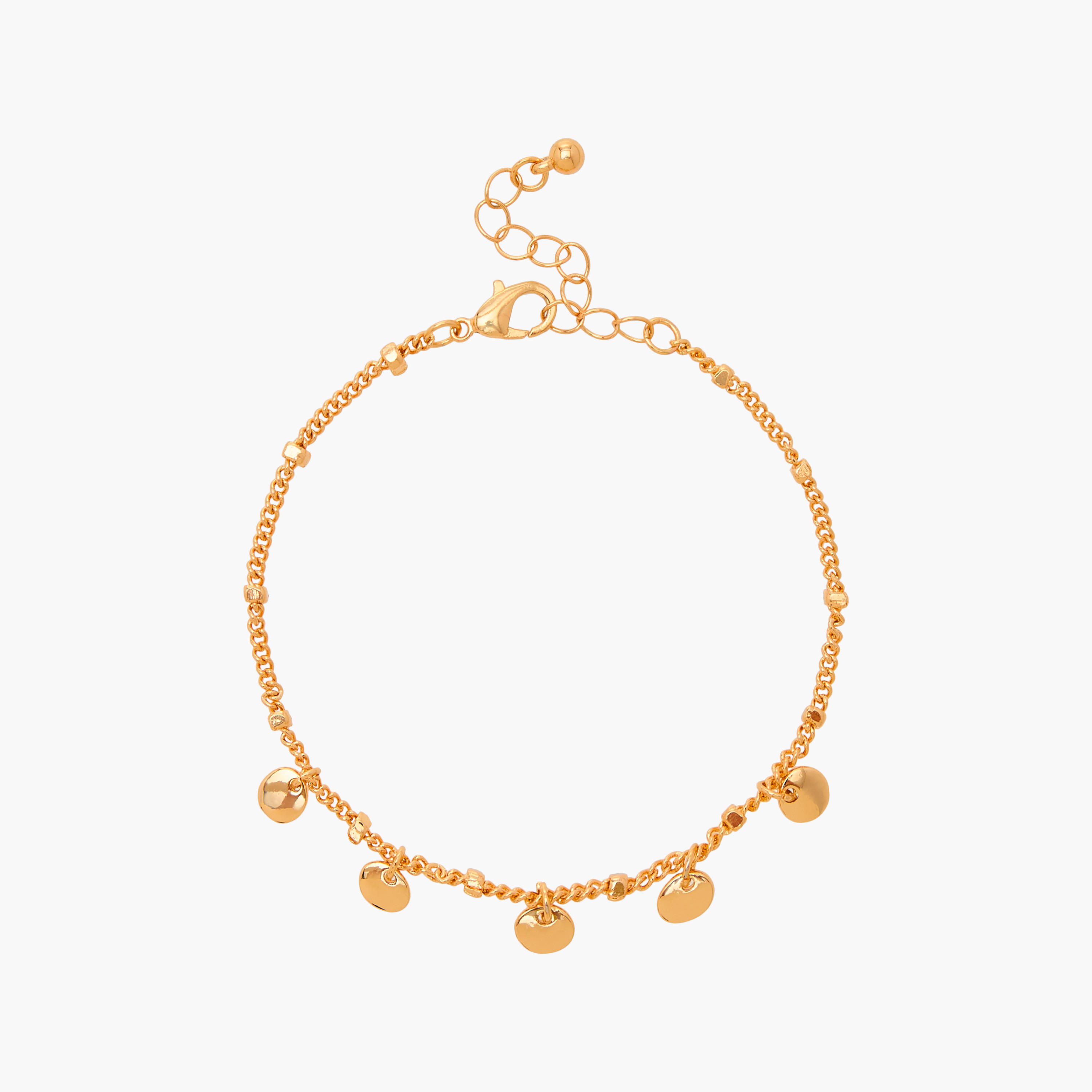 أساور متنوعة بمشبك إغلاق - طقم من 5 قطع-women-watchesandjewellery-jewellery-banglesandbracelets-image-5