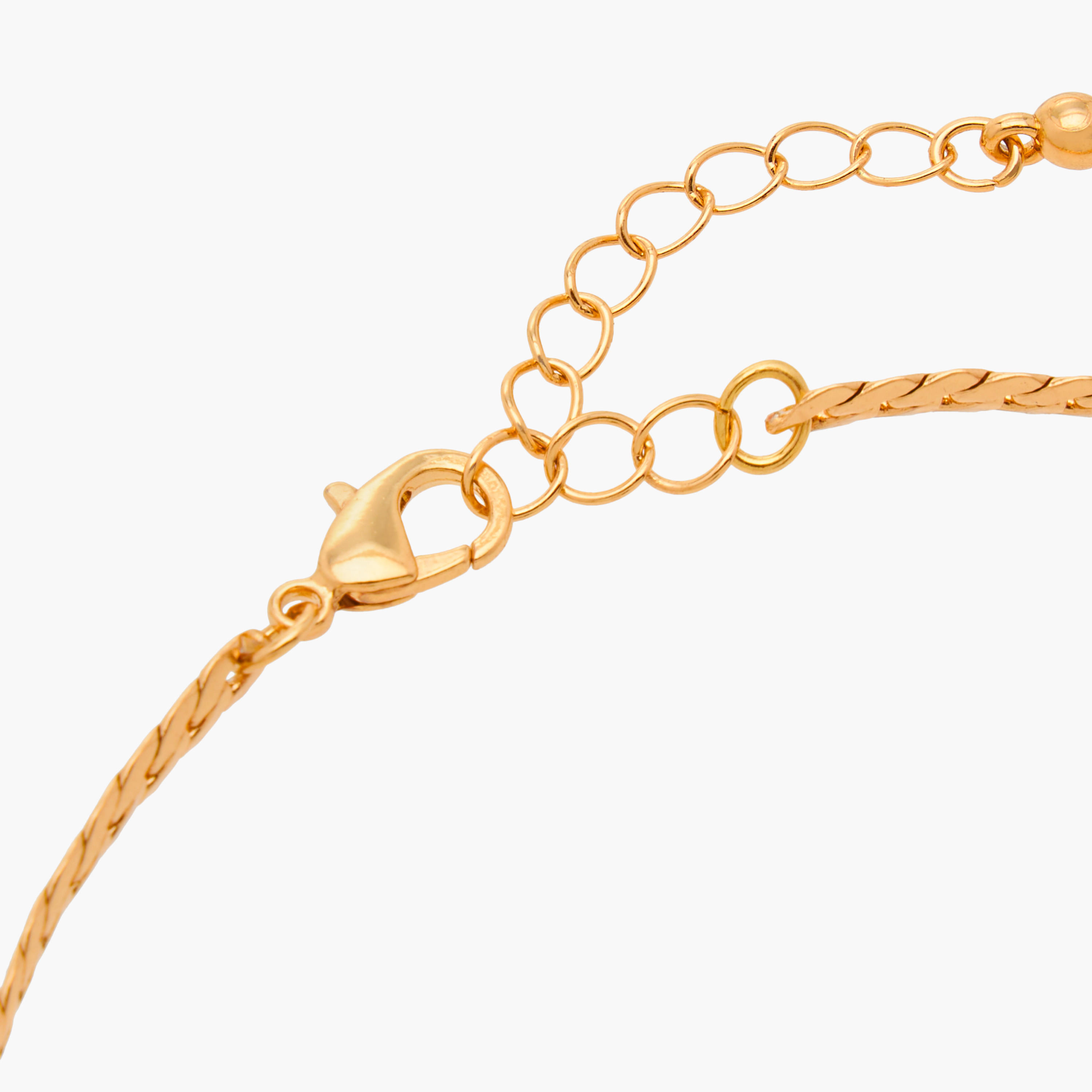 أساور متنوعة بمشبك إغلاق - طقم من 5 قطع-women-watchesandjewellery-jewellery-banglesandbracelets-image-9