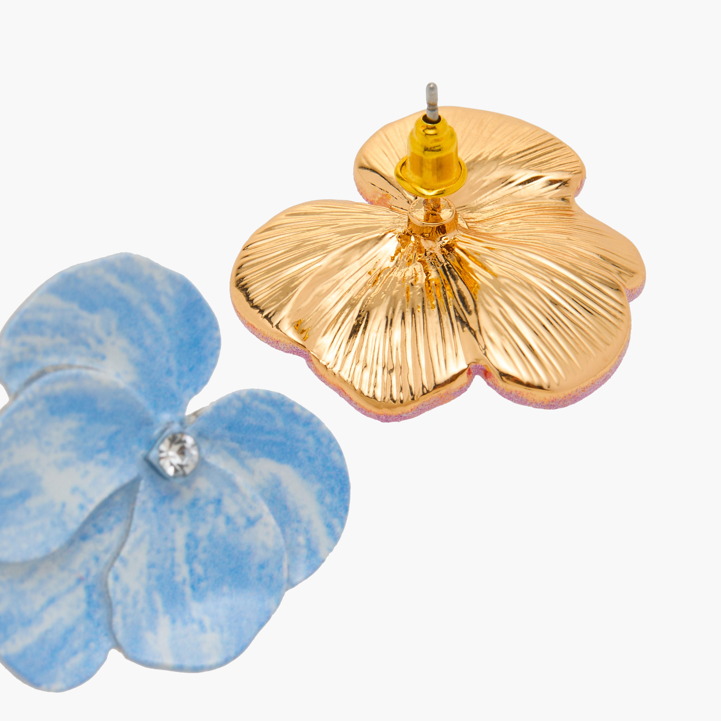 حلقان مرصّعة بتزيينات ومكبس إغلاق - طقم من قطعتين-women-watchesandjewellery-jewellery-earrings-image-5