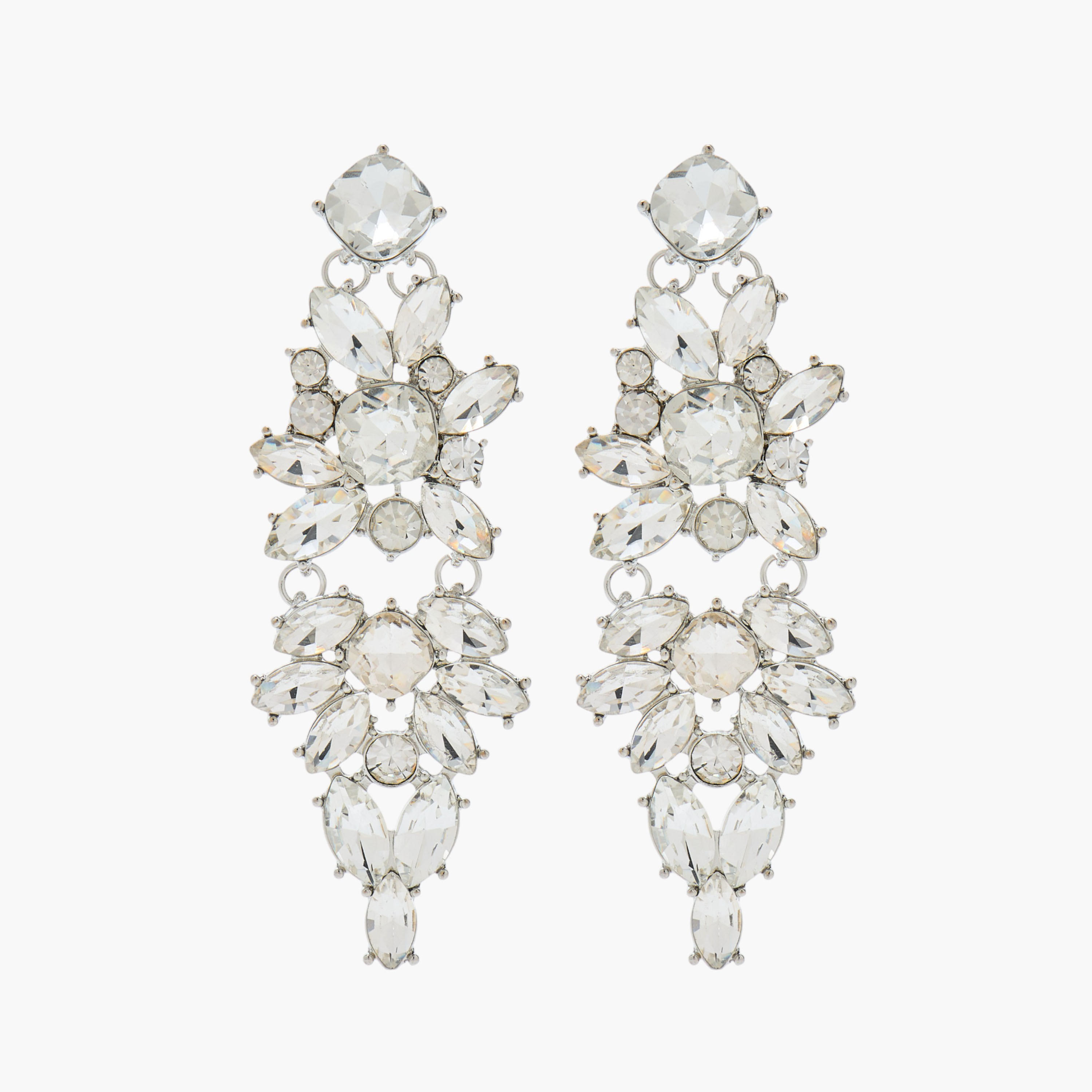 Embellished Dangler Earrings with Pushback Closure-women-watchesandjewellery-jewellery-earrings-image-1