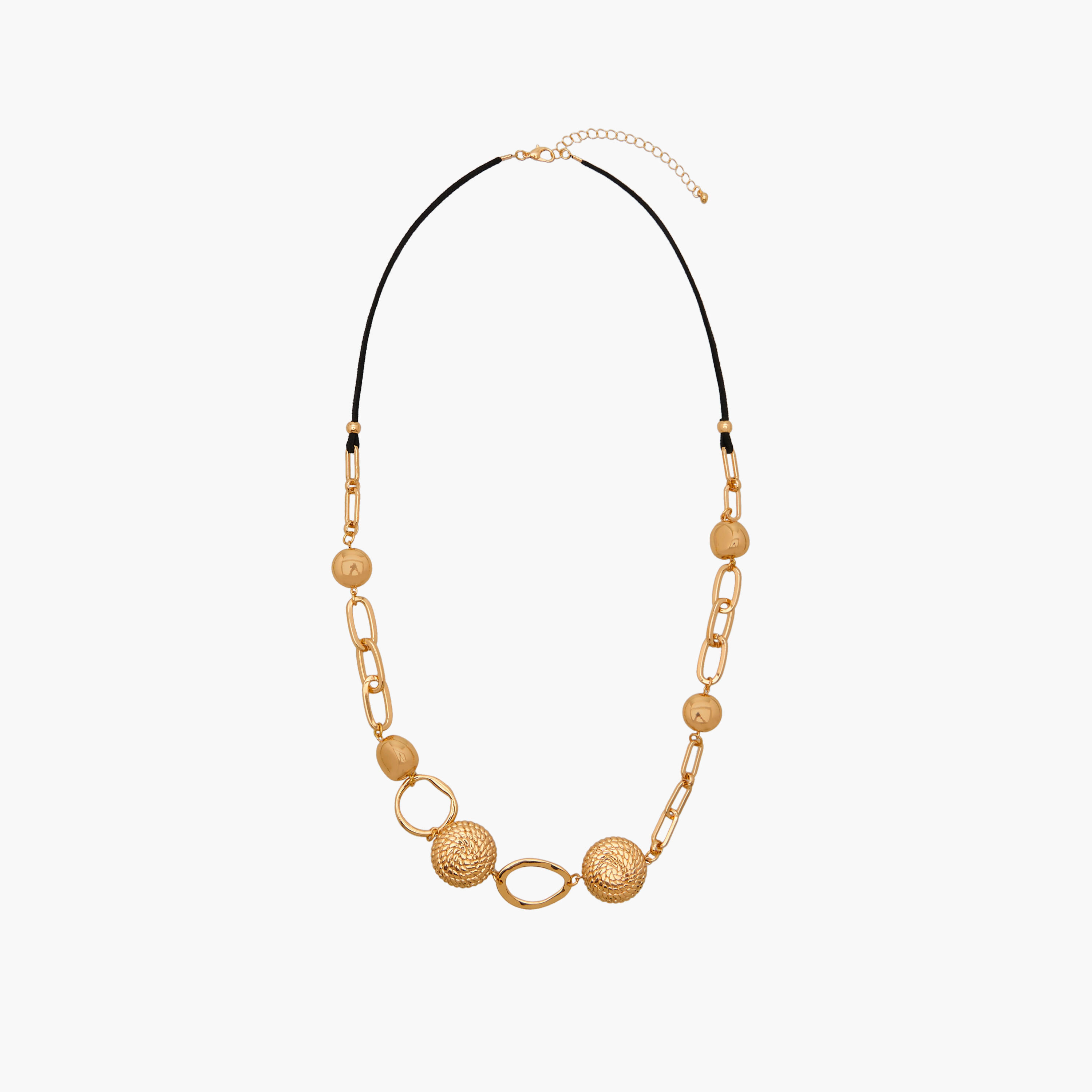 عقد ميتاليك بمشبك إغلاق-women-watchesandjewellery-jewellery-necklacesandpendants-image-3