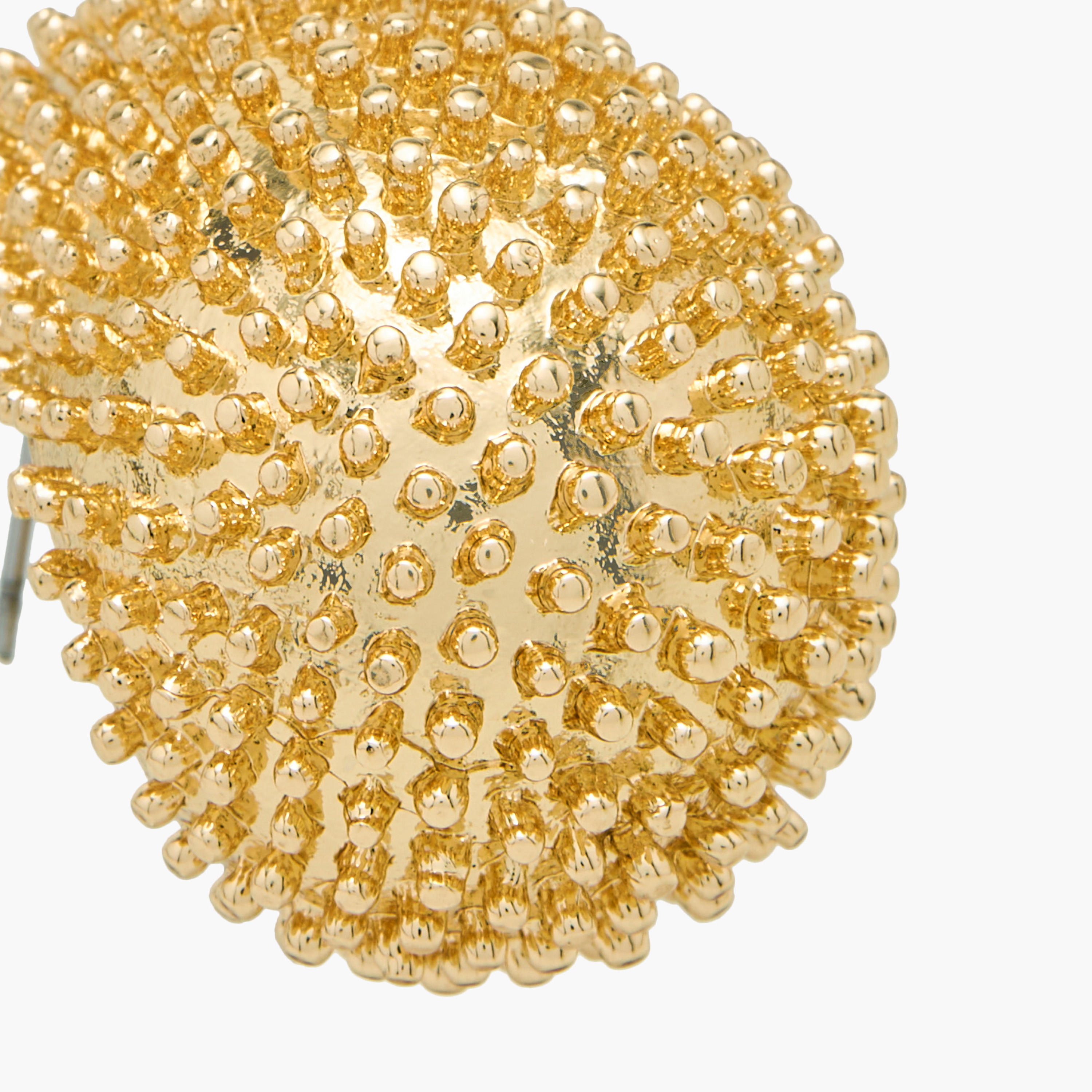 أقراط مرصعة بارزة الملمس مع إغلاق خلفي-women-watchesandjewellery-jewellery-earrings-image-2