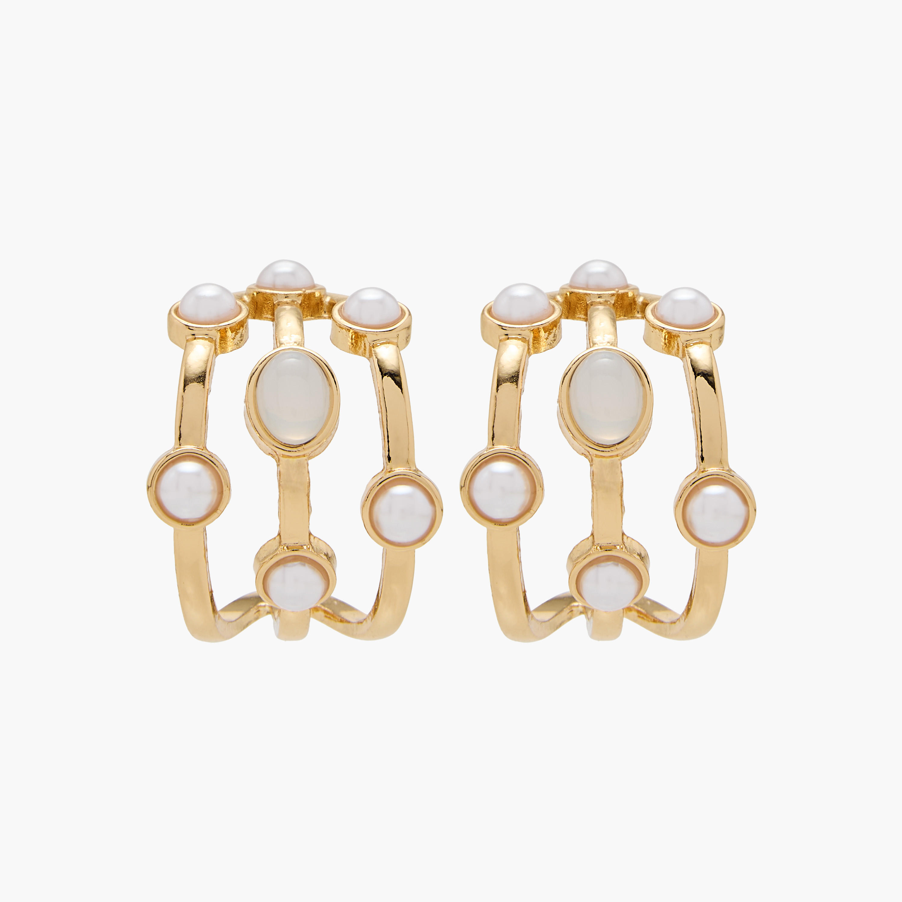 أقراط مزينة باللؤلؤ مع إغلاق خلفي-women-watchesandjewellery-jewellery-earrings-image-1