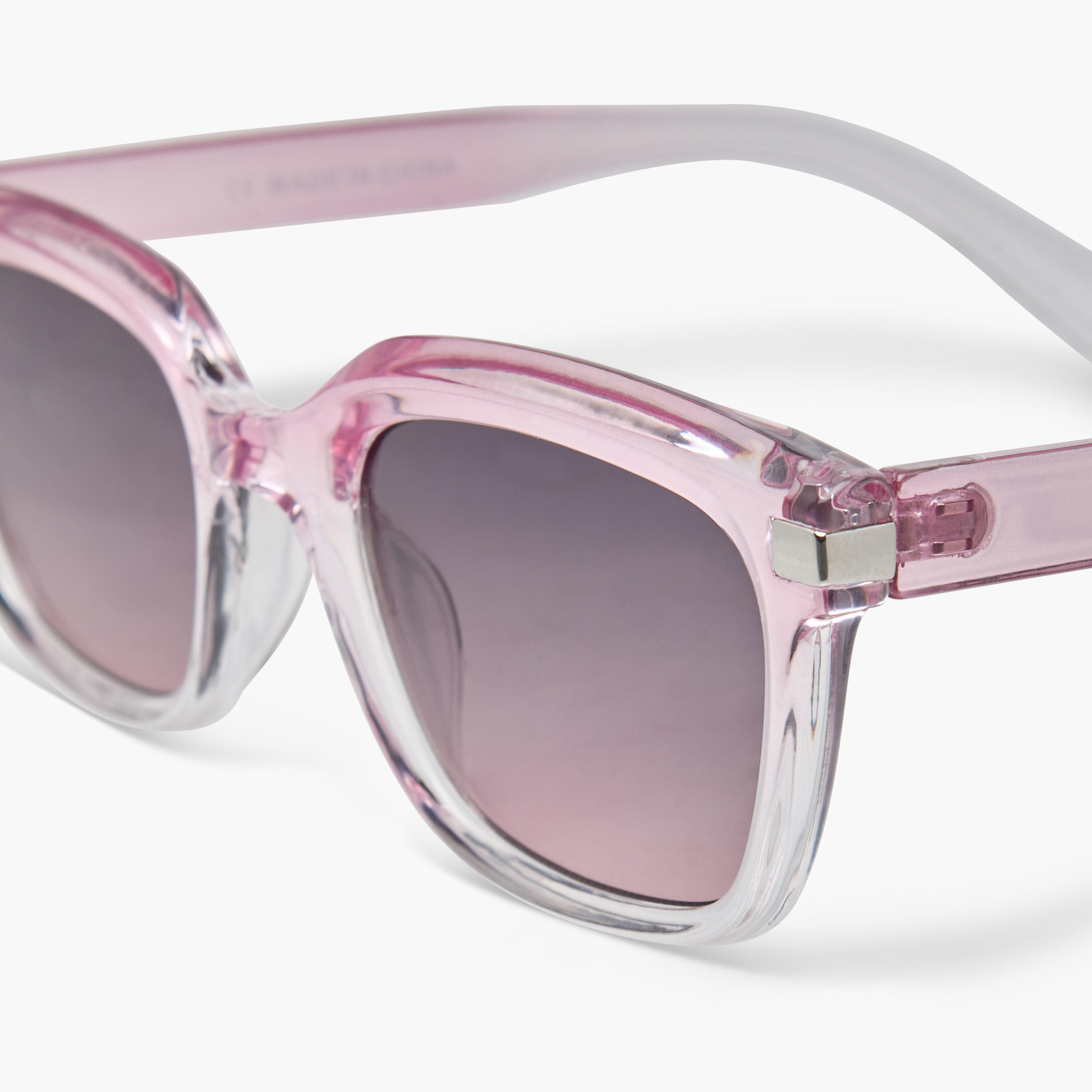 نظارة شمسية بعدسات ملونة وإطار كامل-women-sunglasses-image-1