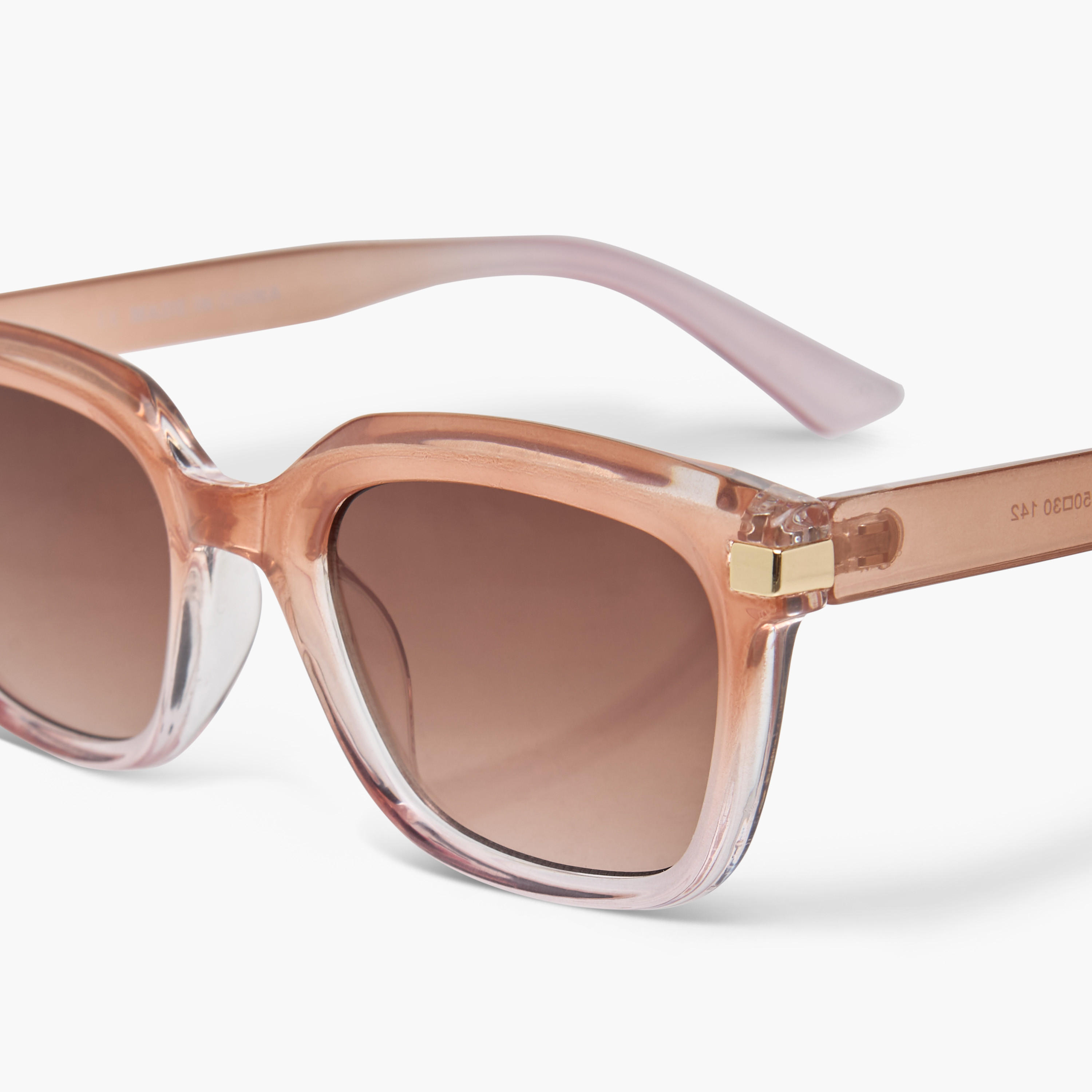 نظارة شمسية بعدسات ملونة وإطار كامل-women-sunglasses-image-1