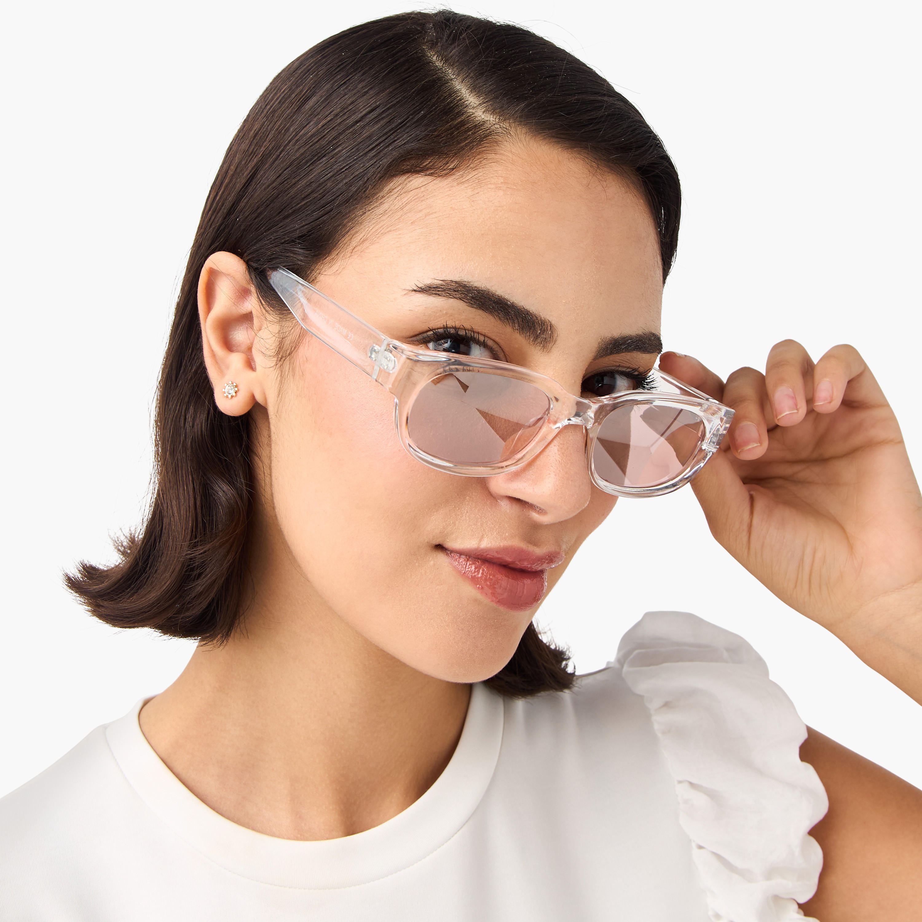 نظارة شمسية بعدسات ملونة وإطار كامل-women-sunglasses-image-5
