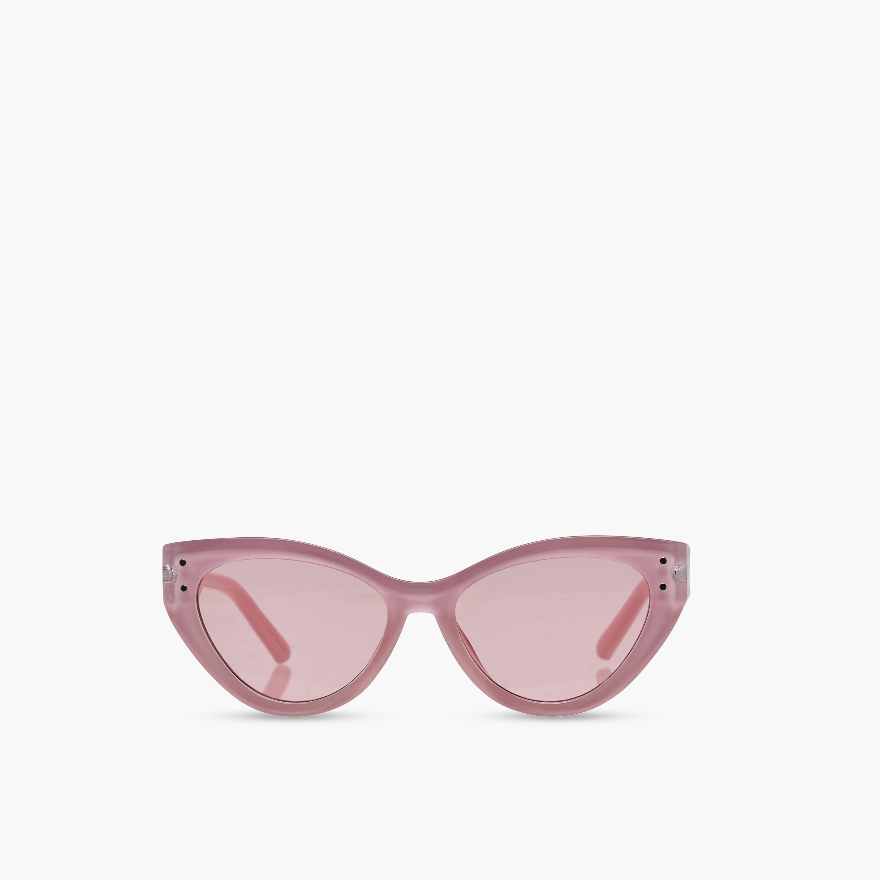 نظارة شمسية بتصميم عين قطة وعدسات ملونة وإطار كامل-women-sunglasses-image-3