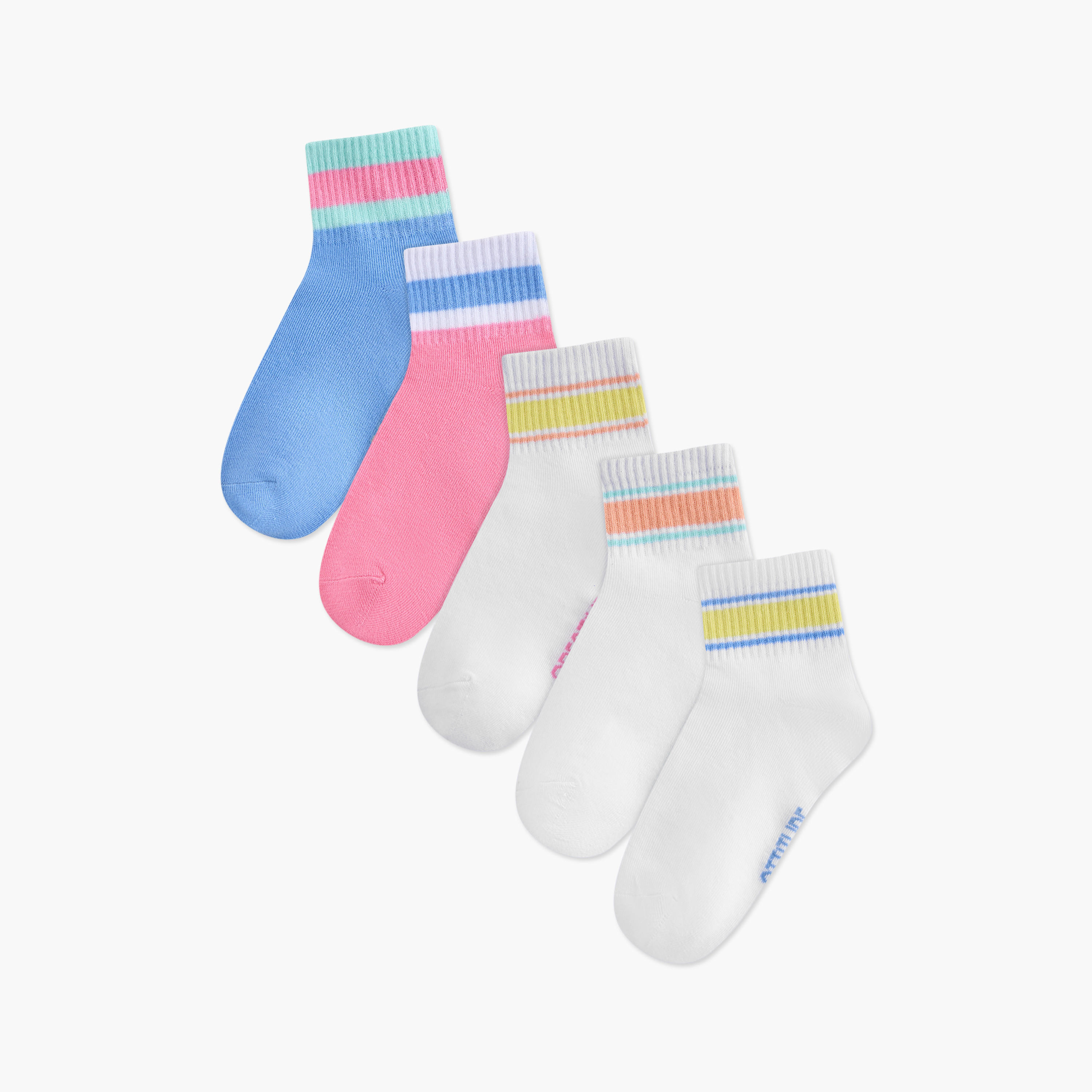 جوارب بطبعات - طقم من 5 أزواج-women-socksandstockings-image-1
