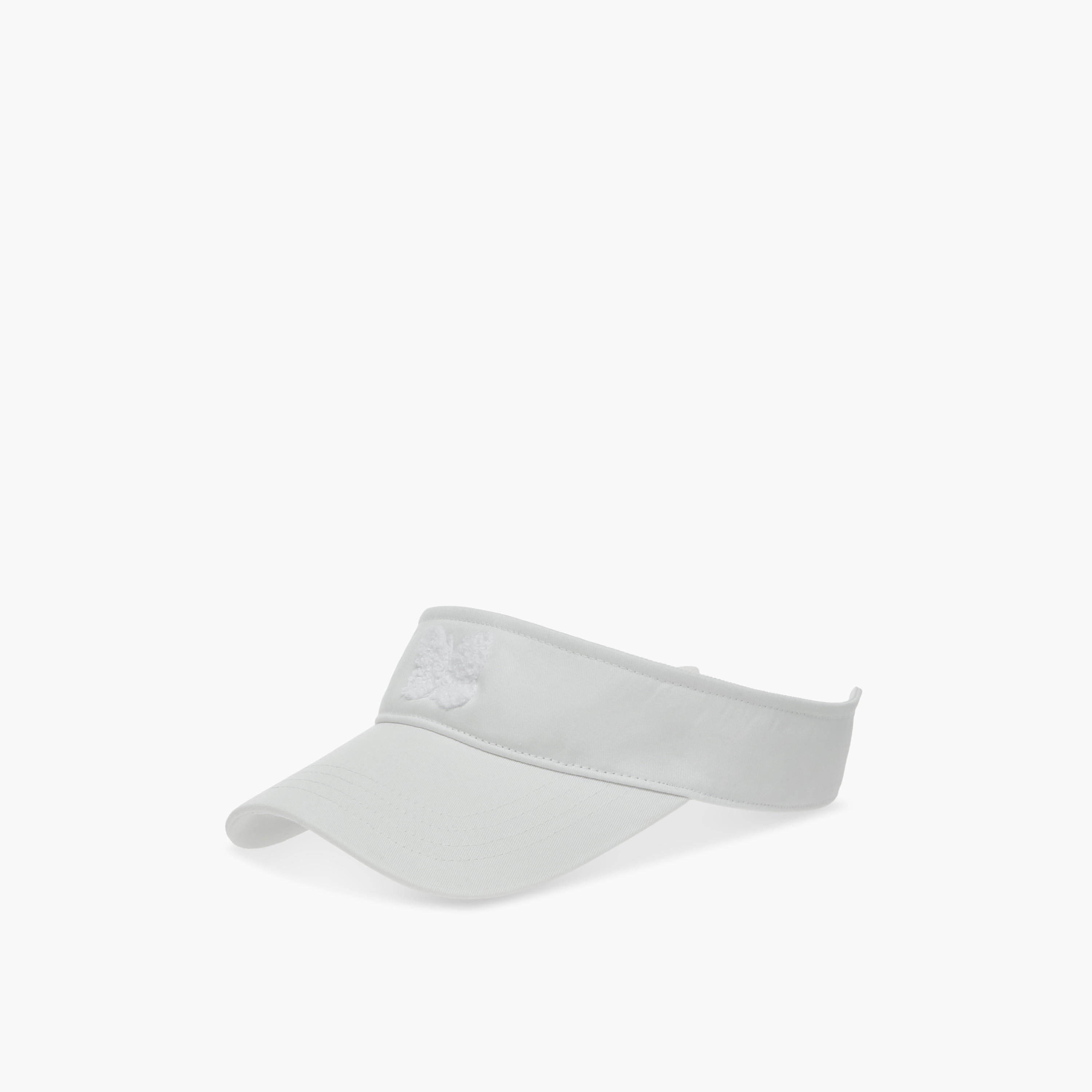 Textured Visor Cap with Elasticated Strap-women-clothingaccessories-capsandhats-image-3
