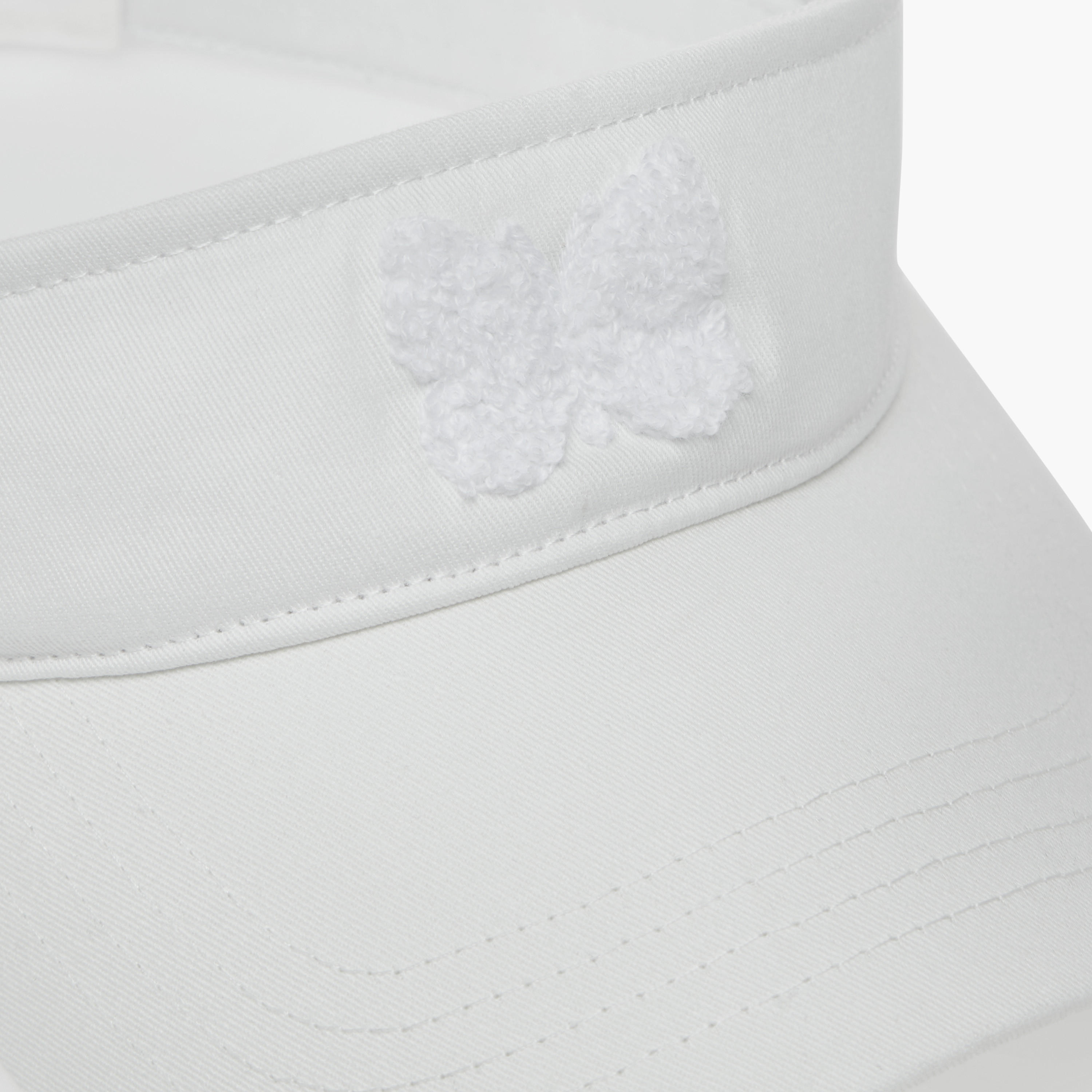 Textured Visor Cap with Elasticated Strap-women-clothingaccessories-capsandhats-image-6