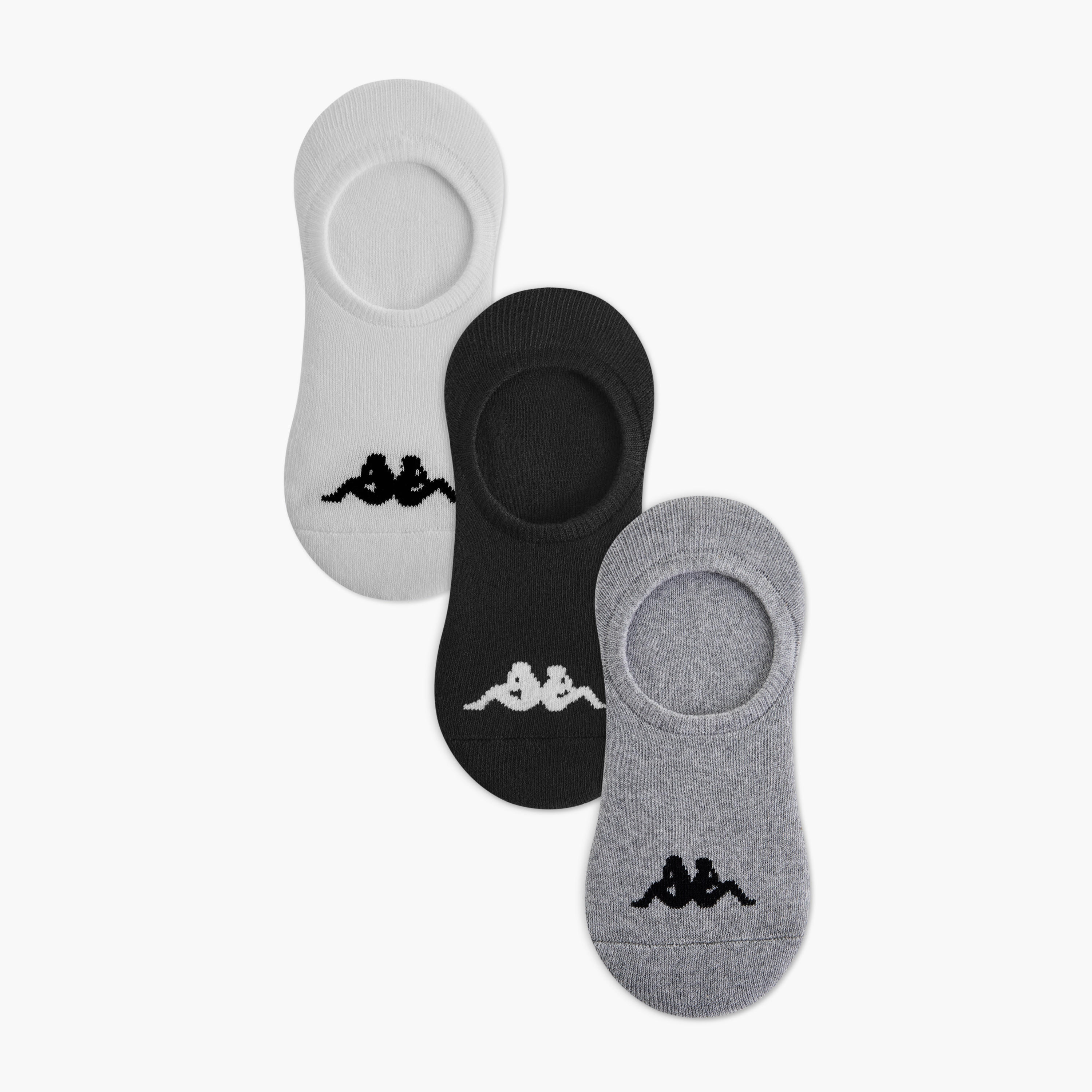 طقم جوارب مخفية بطبعات شعار كابا - 3 أزواج-women-socksandstockings-image-1