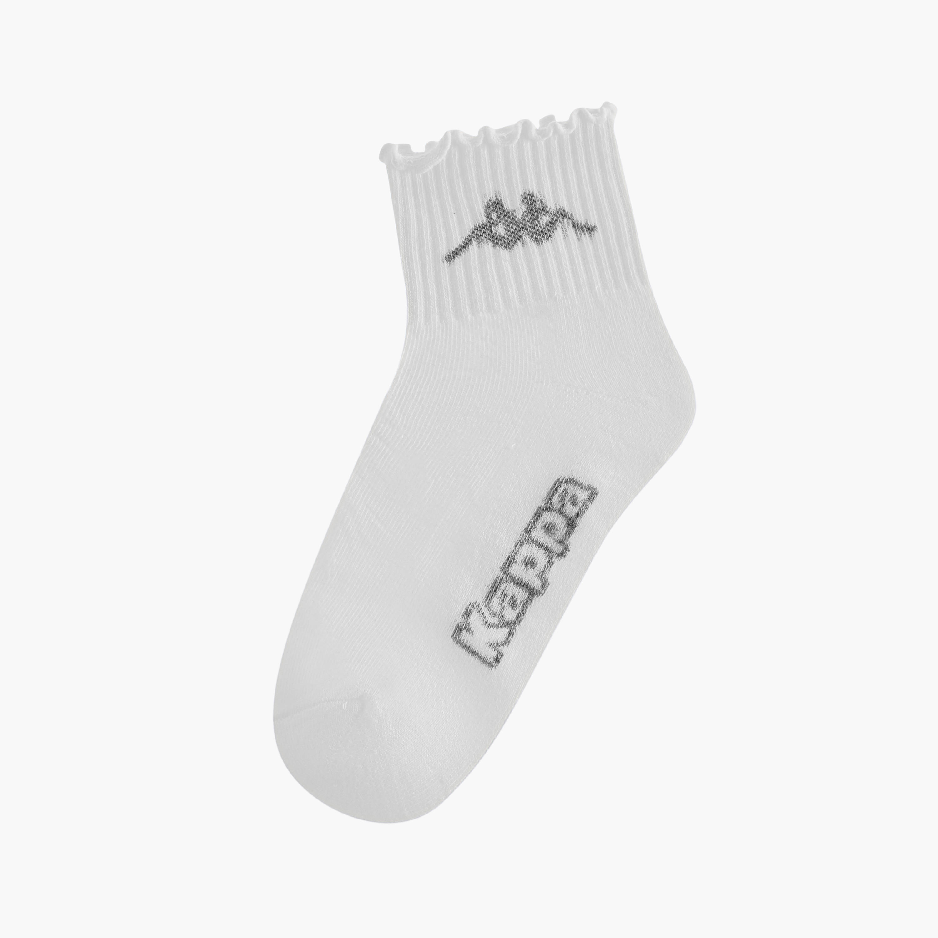 طقم جوارب 3 أزواج بطول الكاحل وبطبعات من كابا-women-socksandstockings-image-2