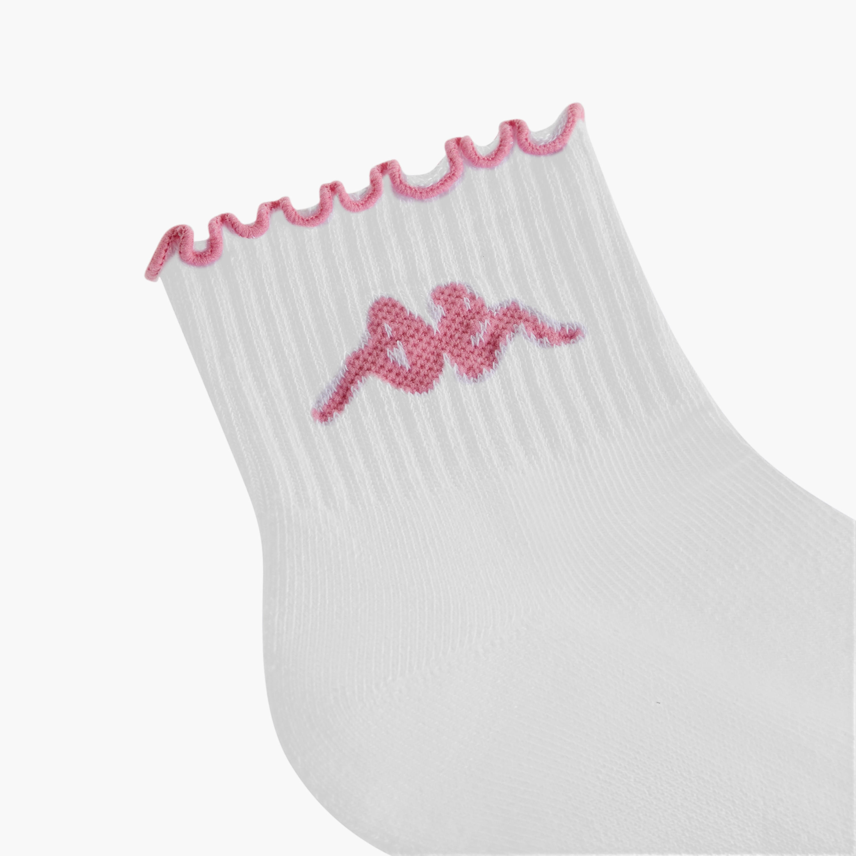 طقم جوارب 3 أزواج بطول الكاحل وبطبعات من كابا-women-socksandstockings-image-3