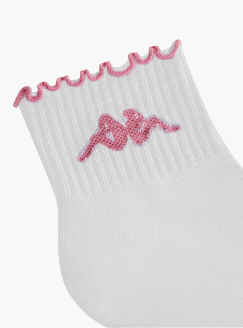 طقم جوارب 3 أزواج بطول الكاحل وبطبعات من كابا-women-socksandstockings-image-3