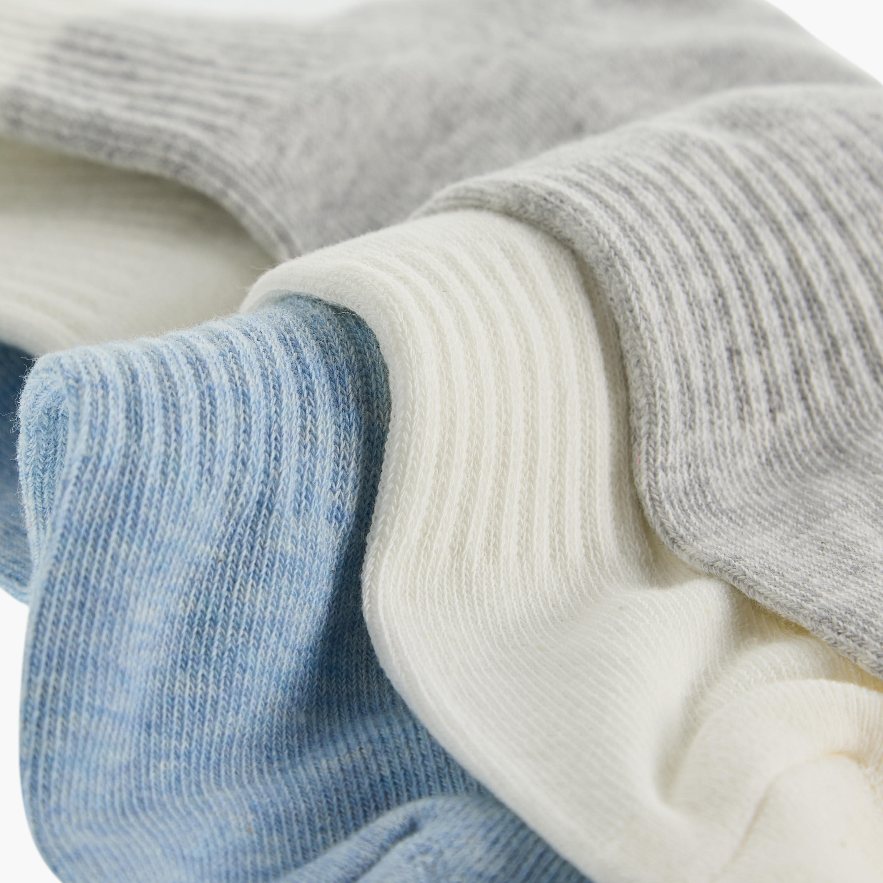 طقم جوارب مقلمة 3 أزواج بطول الكاحل -women-socksandstockings-image-5