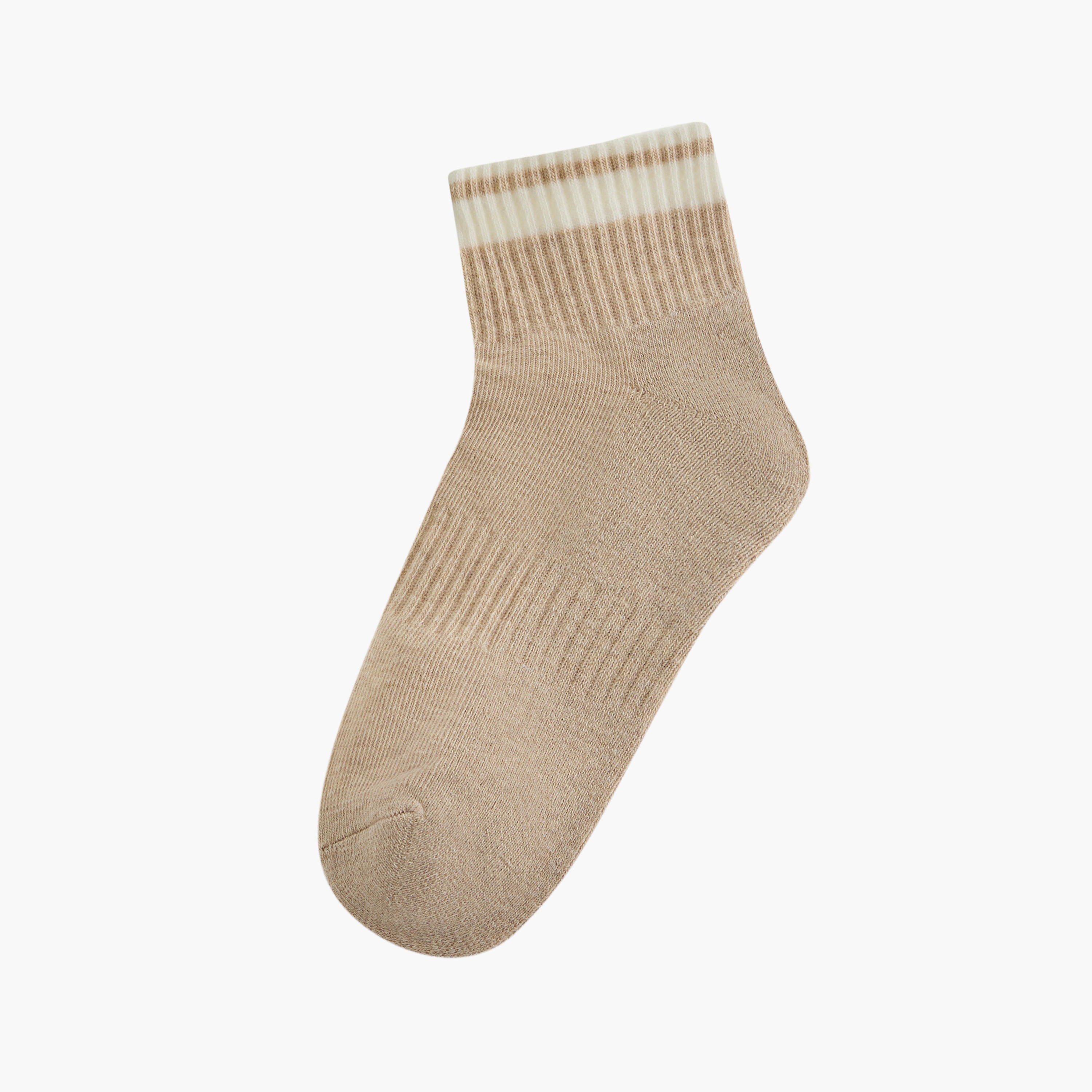 طقم جوارب 3 أزواج بارزة الملمس بطول الكاحل-women-socksandstockings-image-2