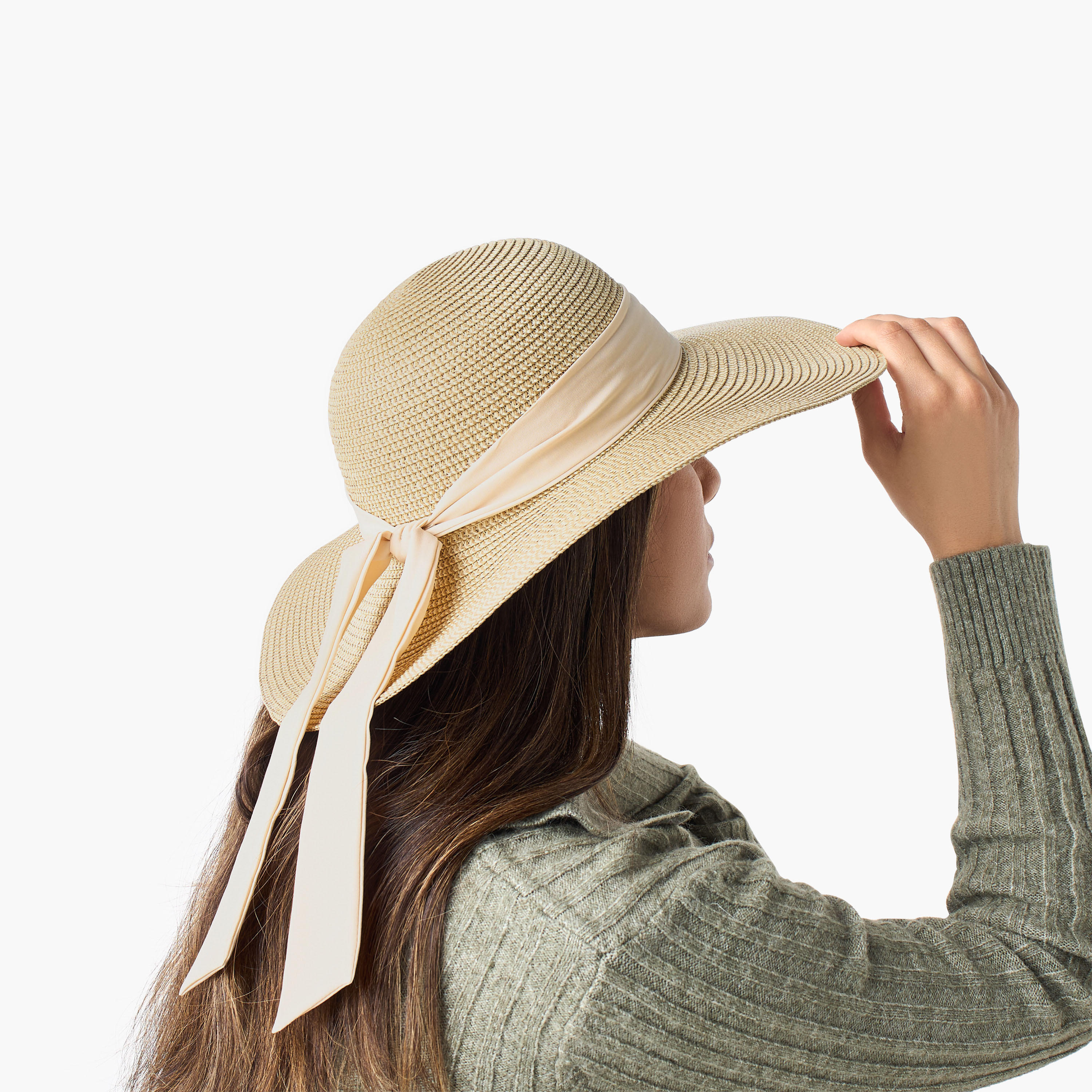 قبعة بارزة الملمس بتفاصيل رباط-women-clothingaccessories-capsandhats-image-7