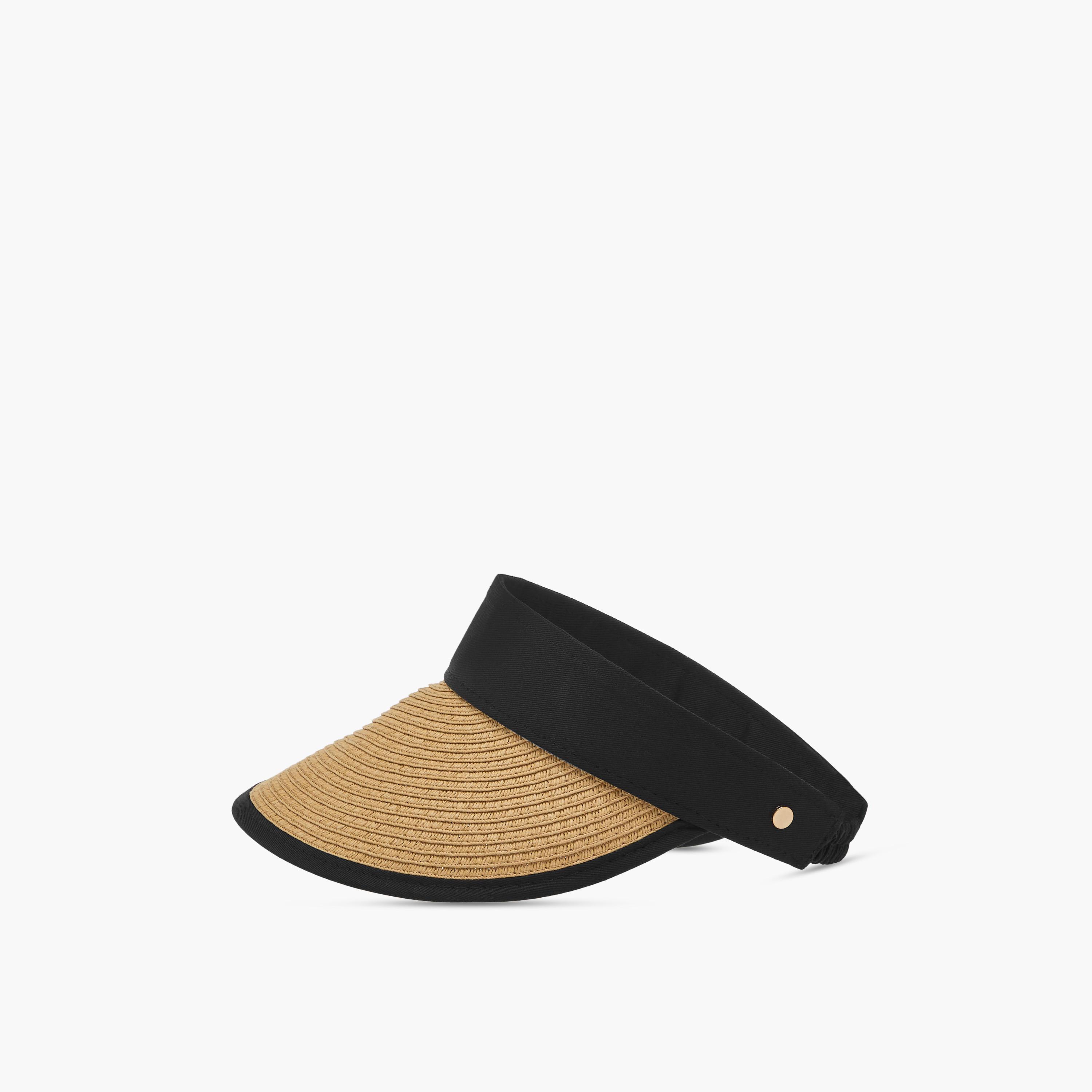 كاب بارز الملمس بحزام مطاطي -women-clothingaccessories-capsandhats-image-5