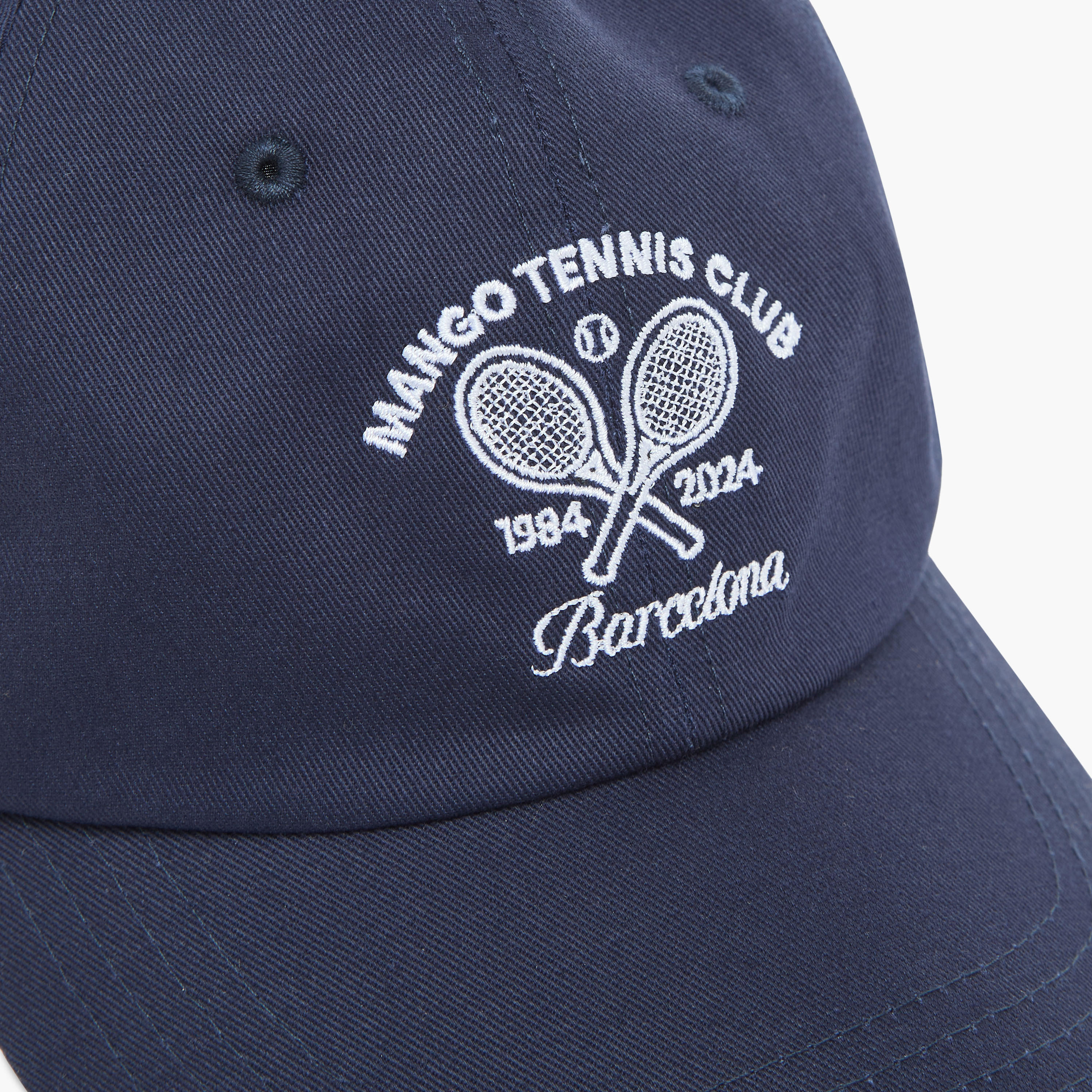 Embroidered Cap with Hook and Loop Closure-women-clothingaccessories-capsandhats-image-6