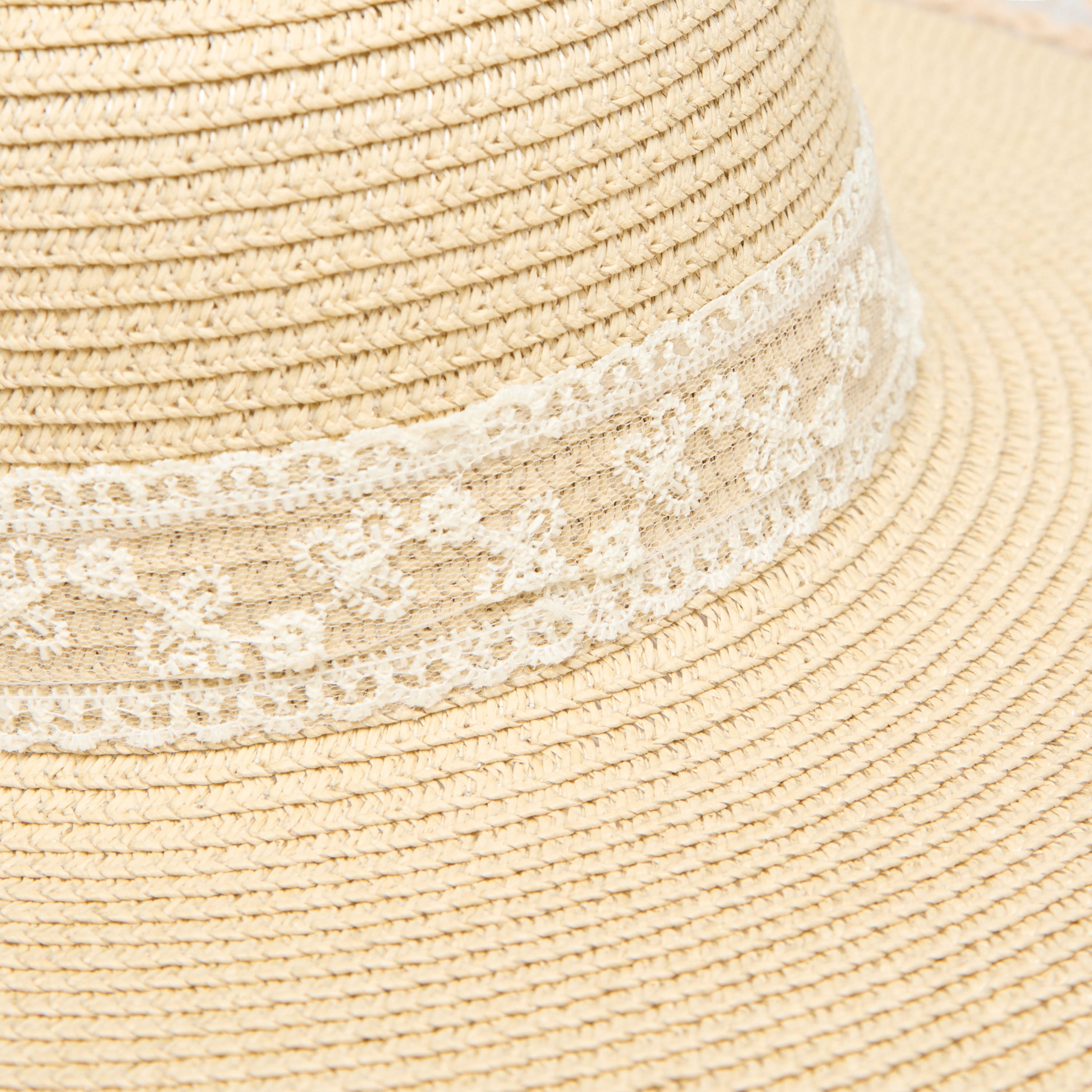 قبعة خيزران بزينة فيونكة-women-clothingaccessories-capsandhats-image-7