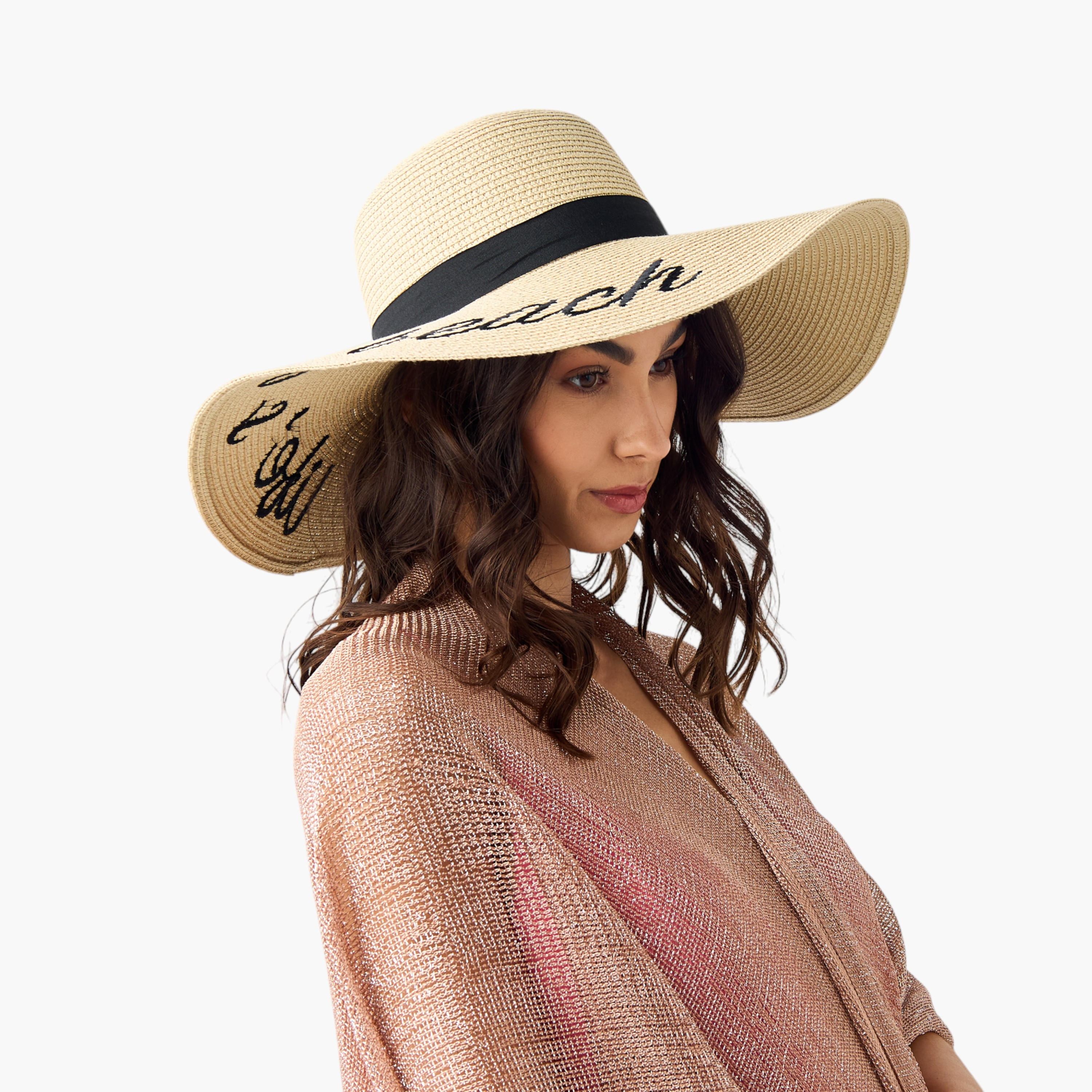 قبعة خيزران مطرزة-women-clothingaccessories-capsandhats-image-2