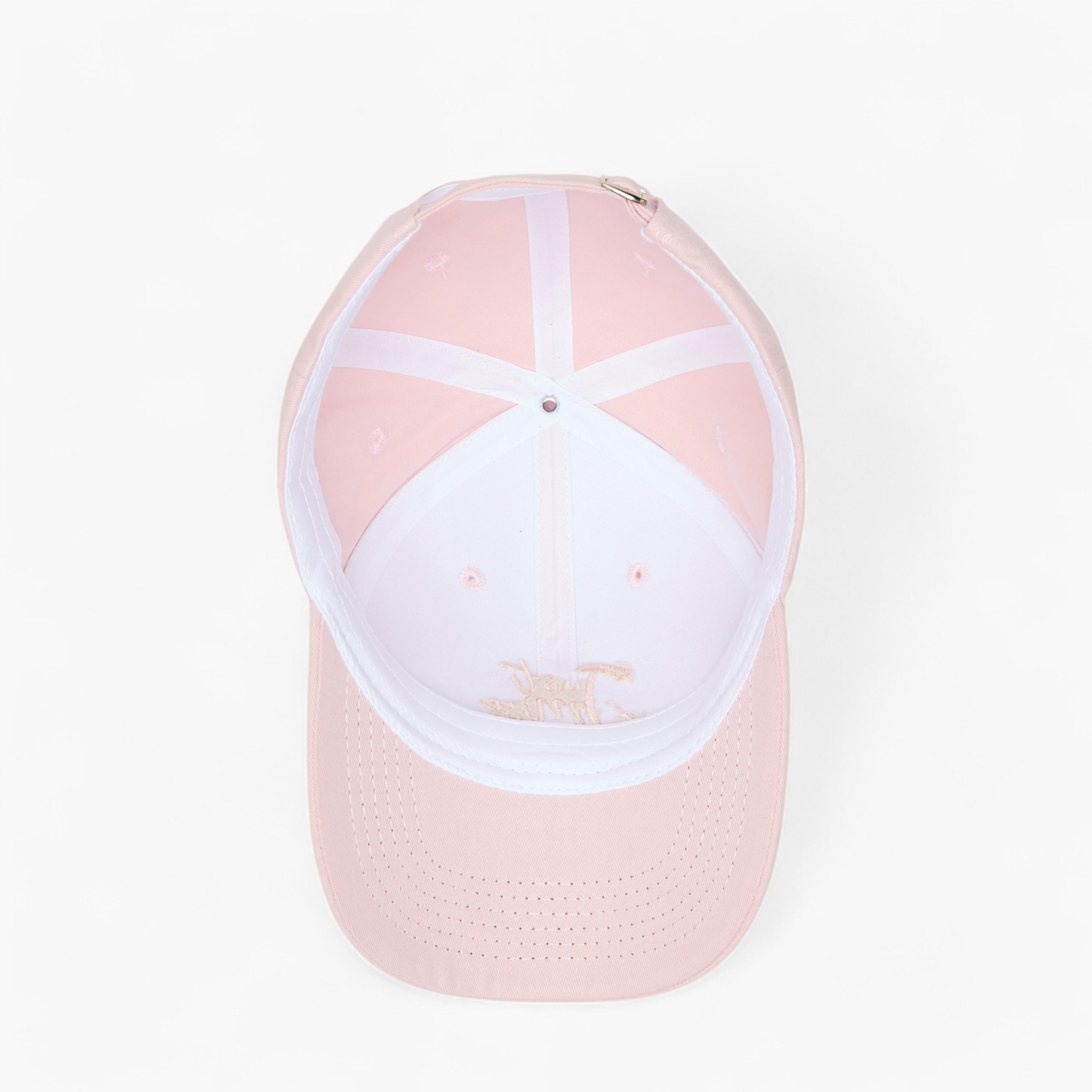 Embroidered Cap with Buckled Strap Closure-women-clothingaccessories-capsandhats-image-8