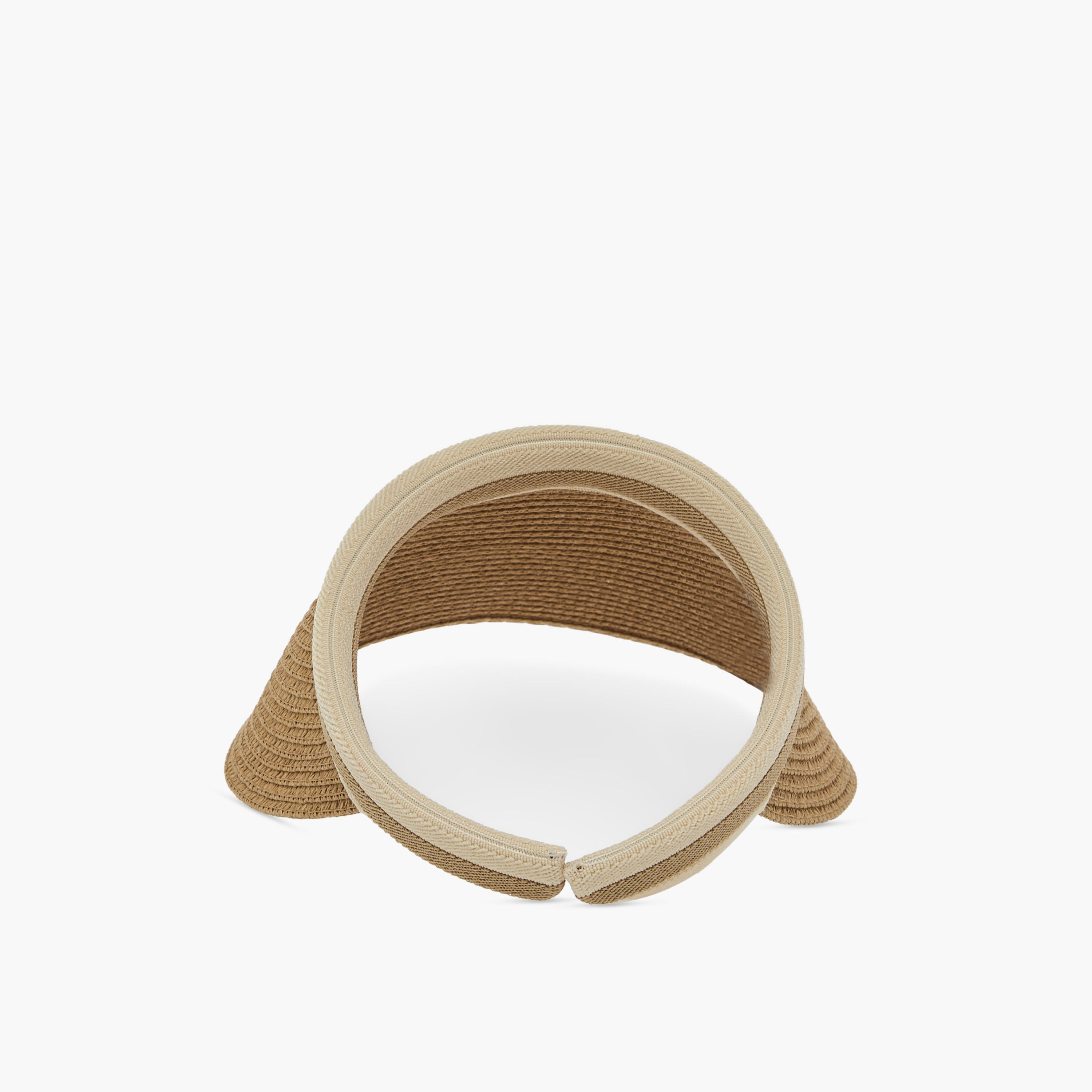 Textured Visor Cap-women-clothingaccessories-capsandhats-image-6