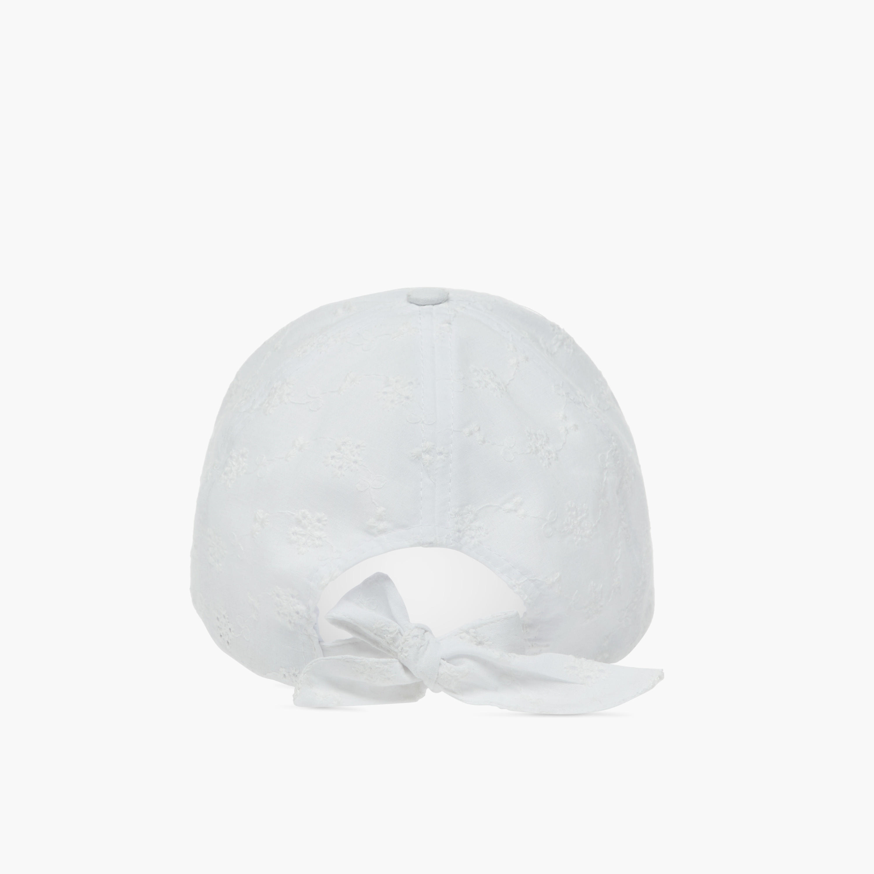 Embroidered Cap with Tie-Ups-women-clothingaccessories-capsandhats-image-5