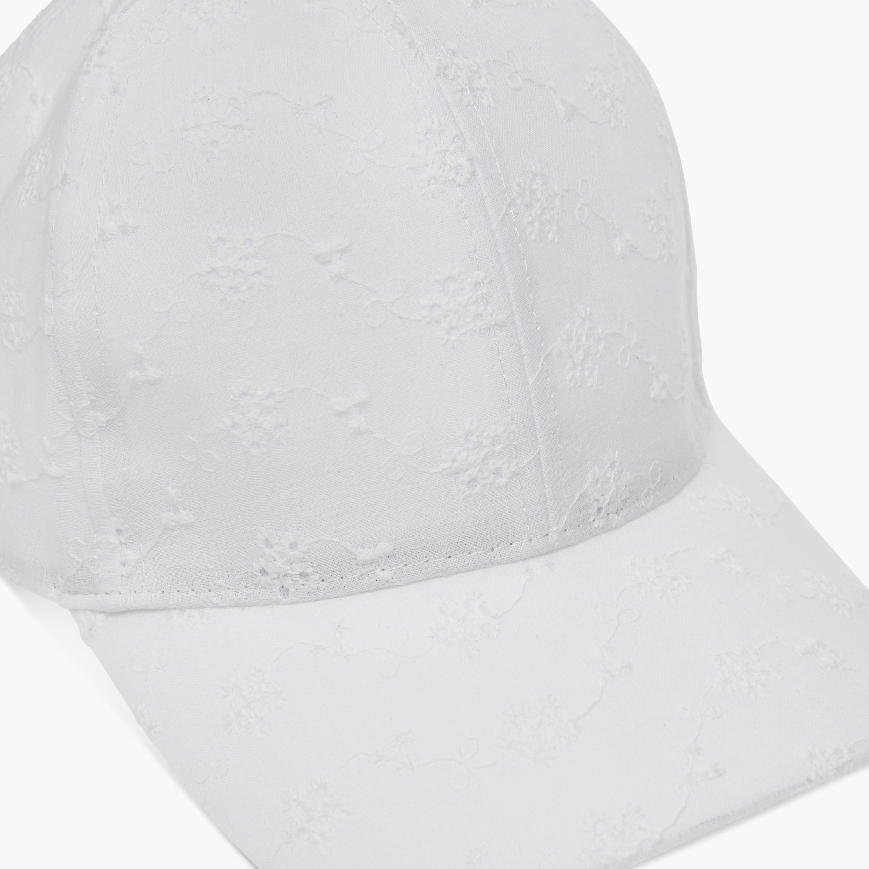 Embroidered Cap with Tie-Ups-women-clothingaccessories-capsandhats-image-6