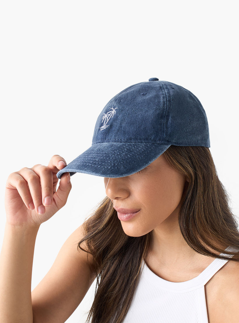 كاب مطرز بشريط إغلاق بأبزيم-women-clothingaccessories-capsandhats-image-7