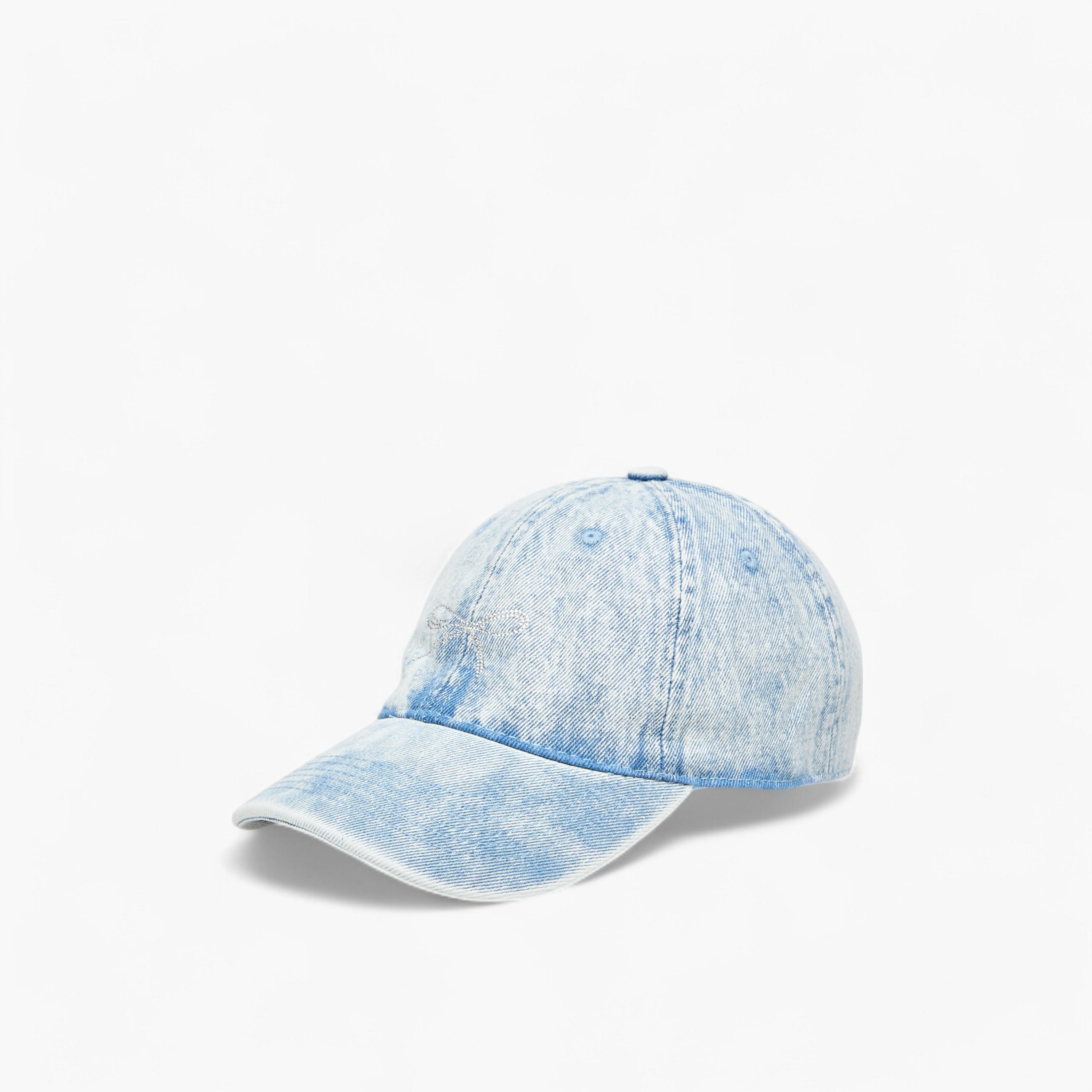 كاب دينم بحزام إغلاق بإبزيم-women-clothingaccessories-capsandhats-image-6