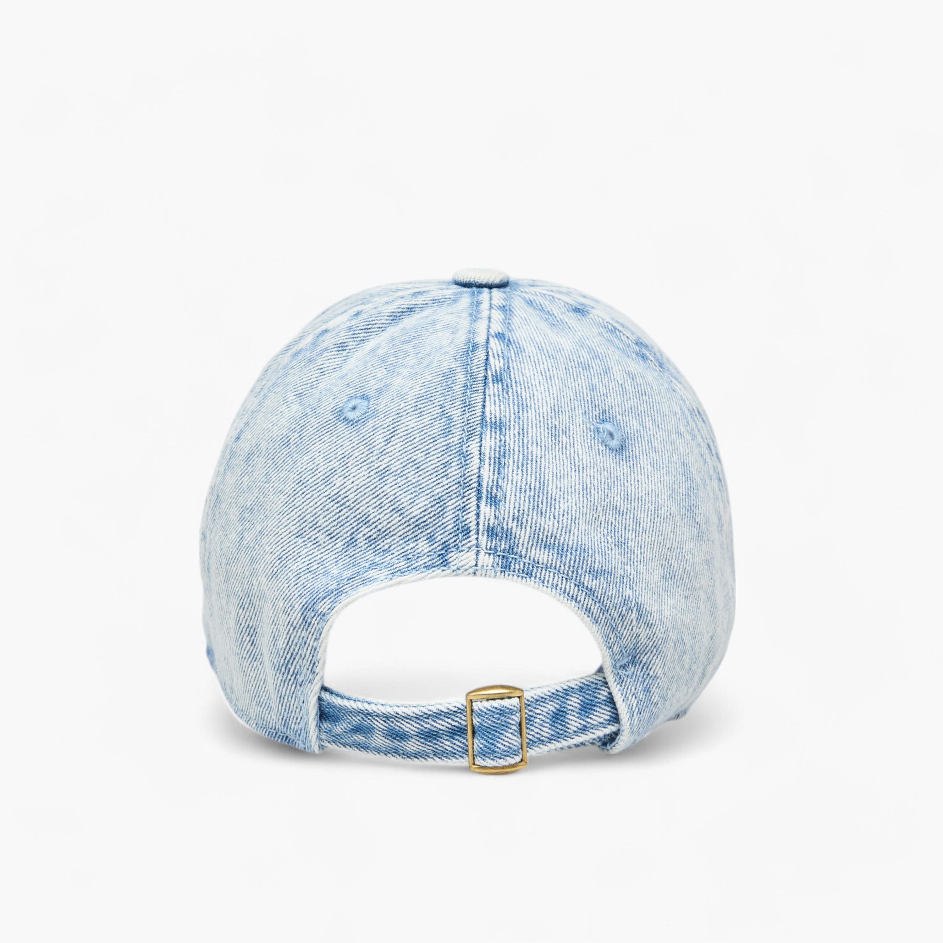 كاب دينم بحزام إغلاق بإبزيم-women-clothingaccessories-capsandhats-image-4
