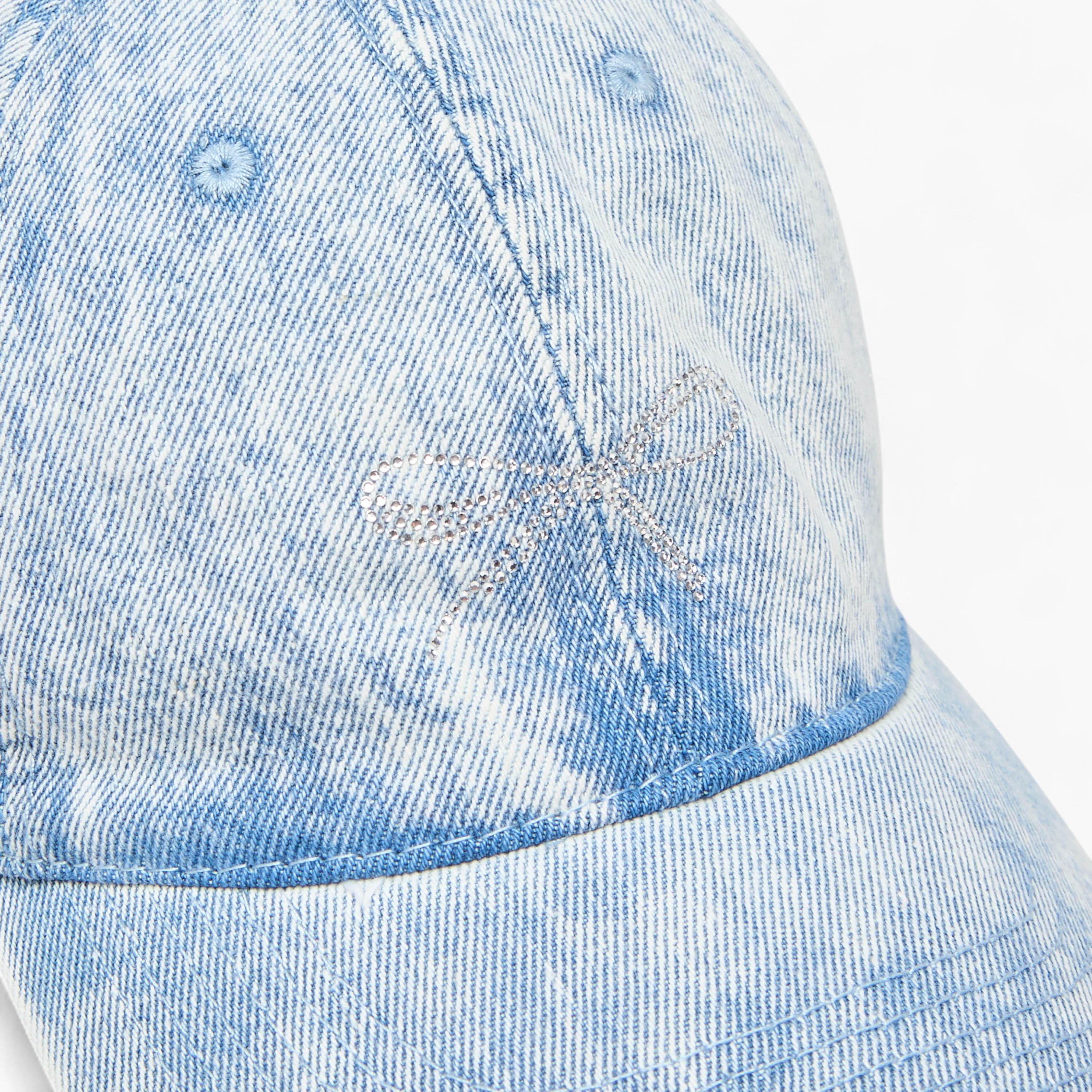 كاب دينم بحزام إغلاق بإبزيم-women-clothingaccessories-capsandhats-image-3