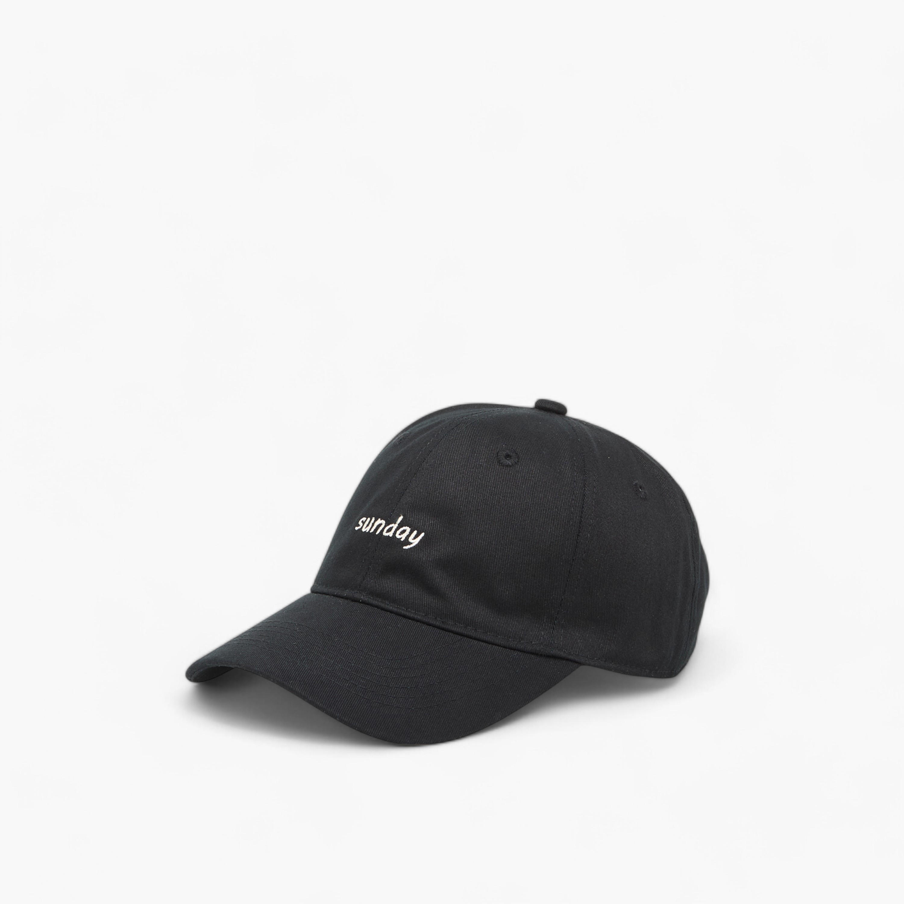 Embroidered Cap with Buckled Strap Closure-women-clothingaccessories-capsandhats-image-3