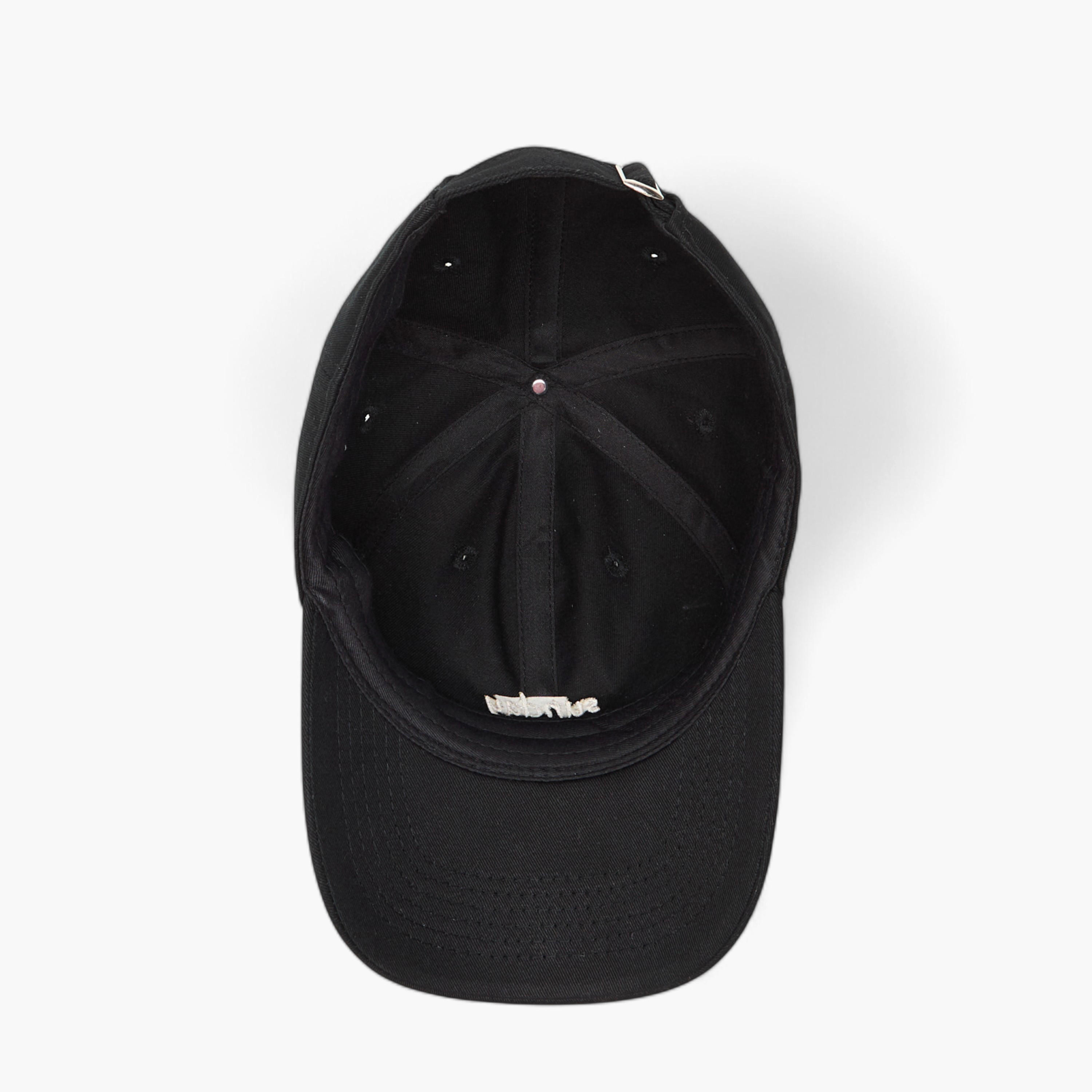 Embroidered Cap with Buckled Strap Closure-women-clothingaccessories-capsandhats-image-8